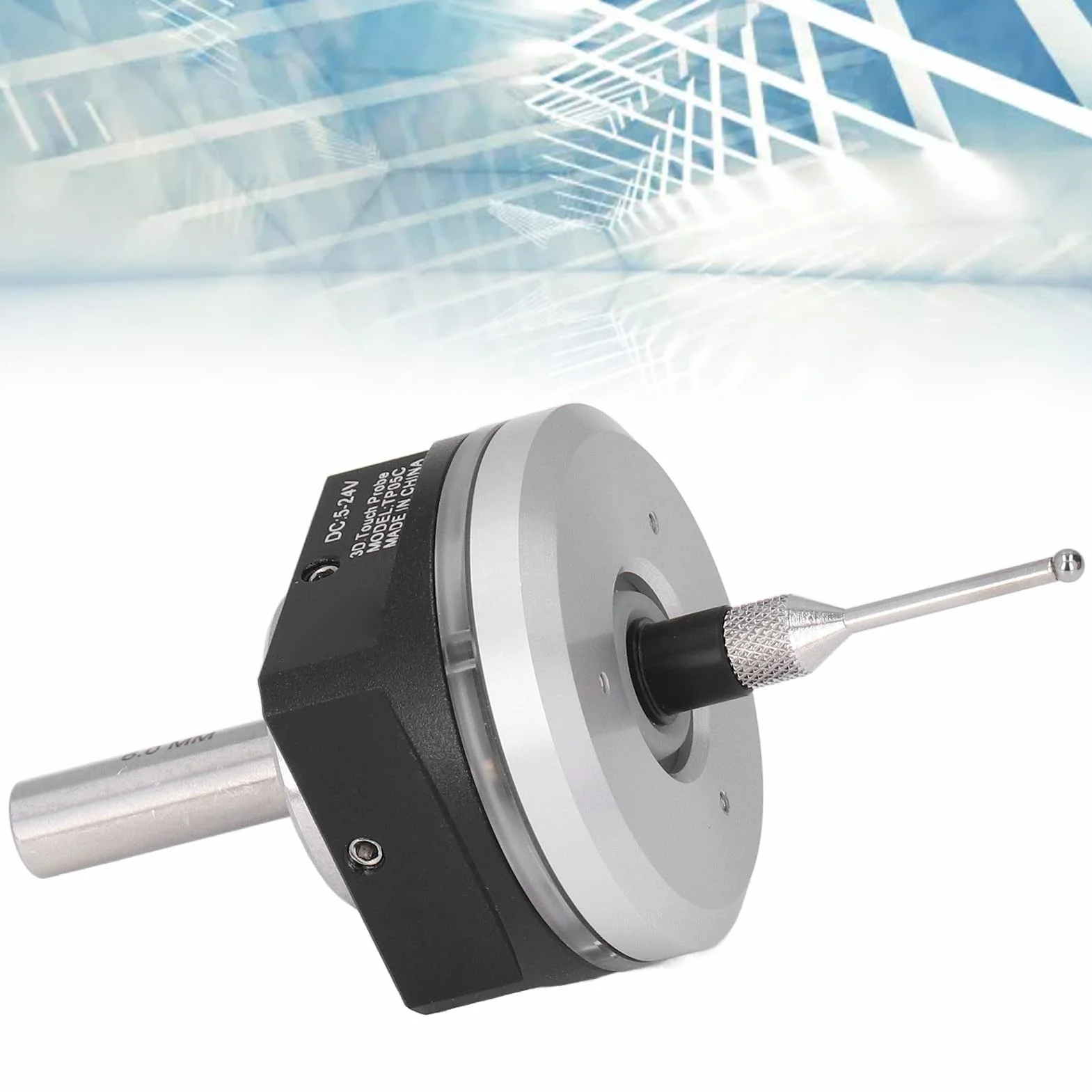 3D-Kantentaster mit Sonde Wolframstahlkugel-Kantensucher für Mach3-CNC-Geräte DC 5 V Bis 24 V Kantentaster Schaftdurchmesser 6 Mm