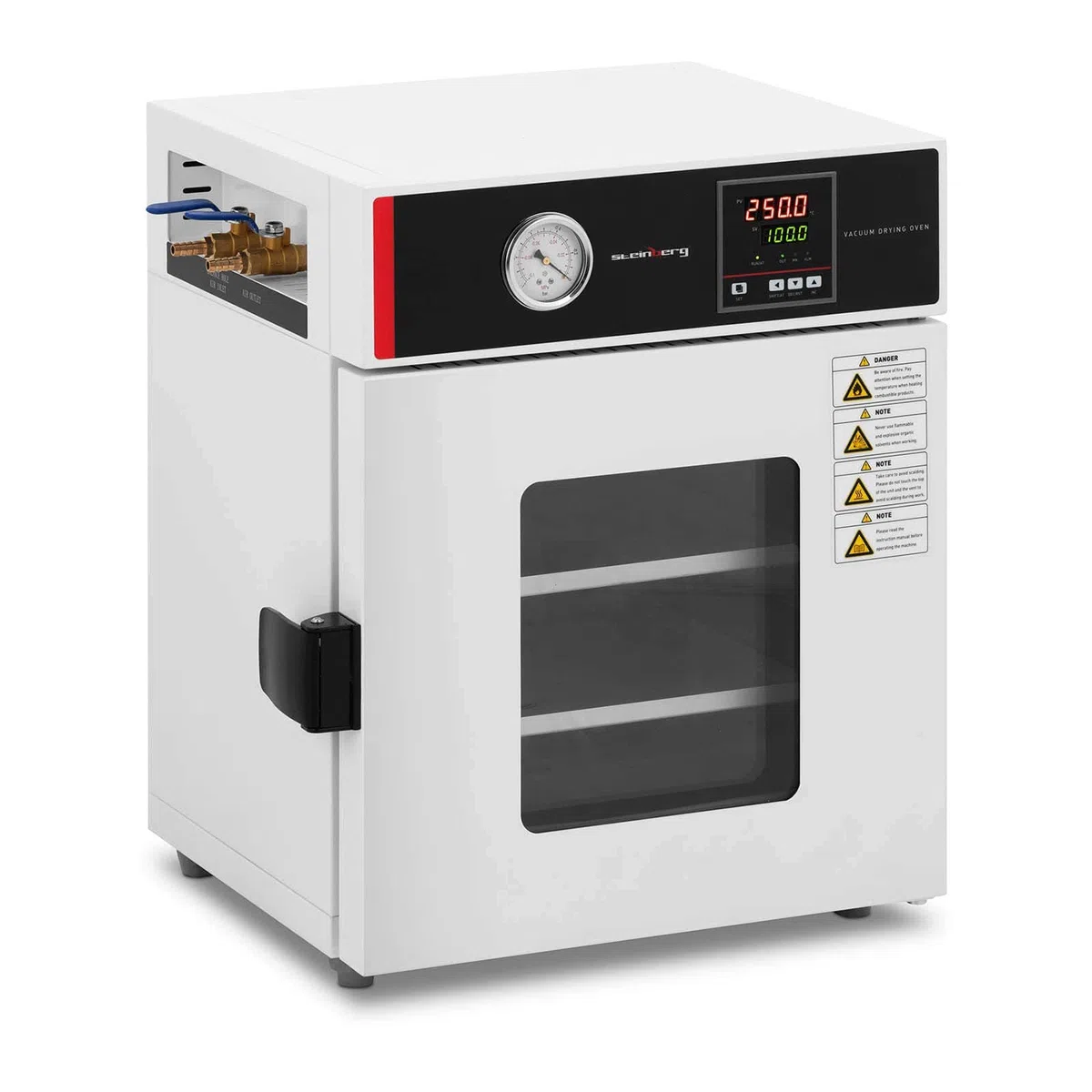 Steinberg Systems SBS-ADO-2500 Vakuumtrockenschrank 800 W 25 L Vakuumofen Trockenofen Trockenschrank