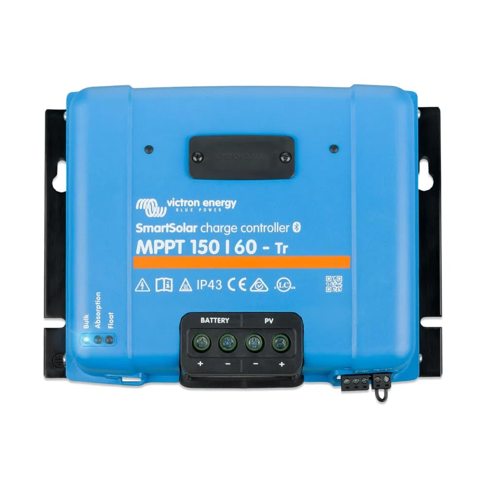 Victron Energy SmartSolar MPPT Tr Laderegler (Bluetooth) - Solar Laderegler - 150V 60 Amp 12/24/36/48-Volt