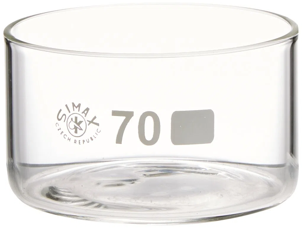 neoLab Borosilikatglas Kristallisierschalen, Transparent, 40mm Höhe, 100mL Kapazität, 10 Stück