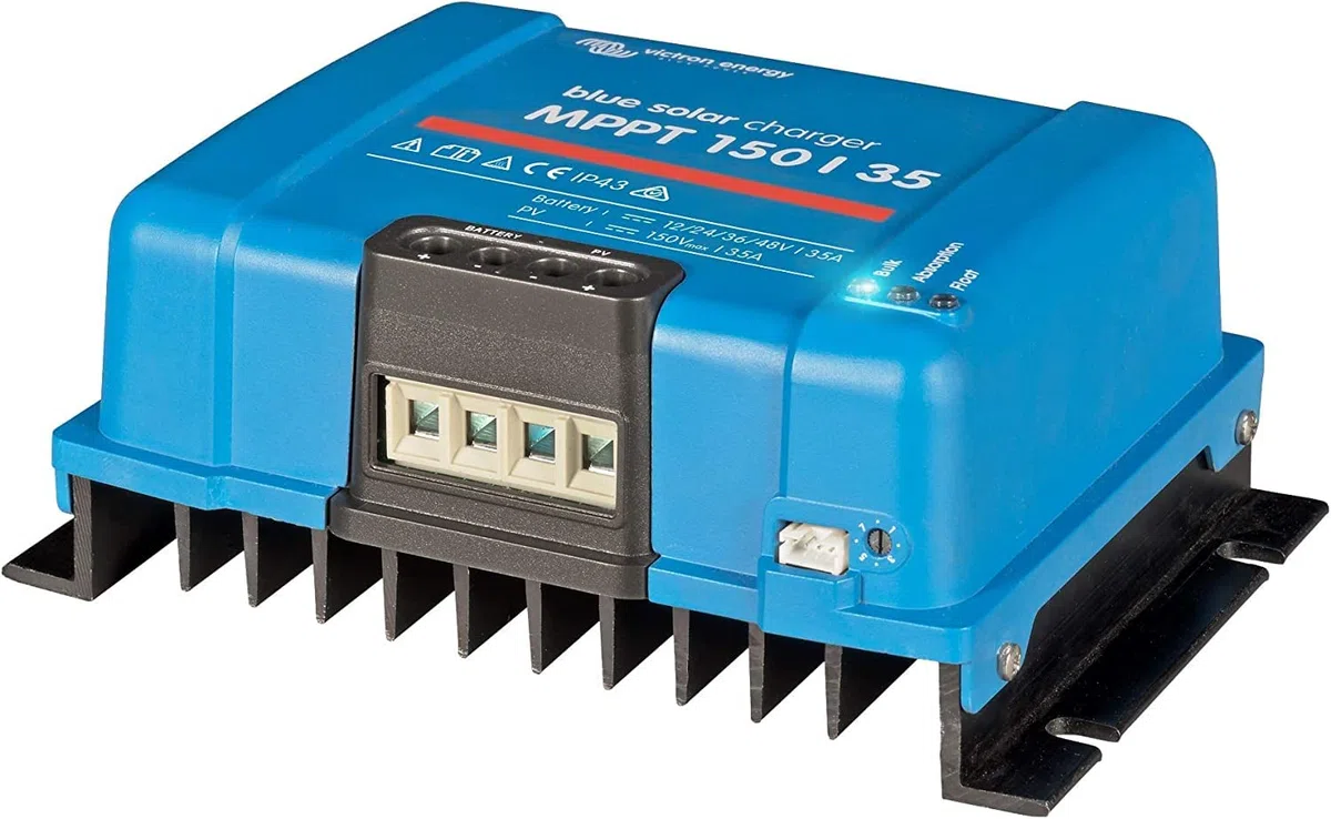 Victron Energy BlueSolar MPPT Laderegler - Solar Laderegler - 150V 35 Amp 12/24/36/48-Volt
