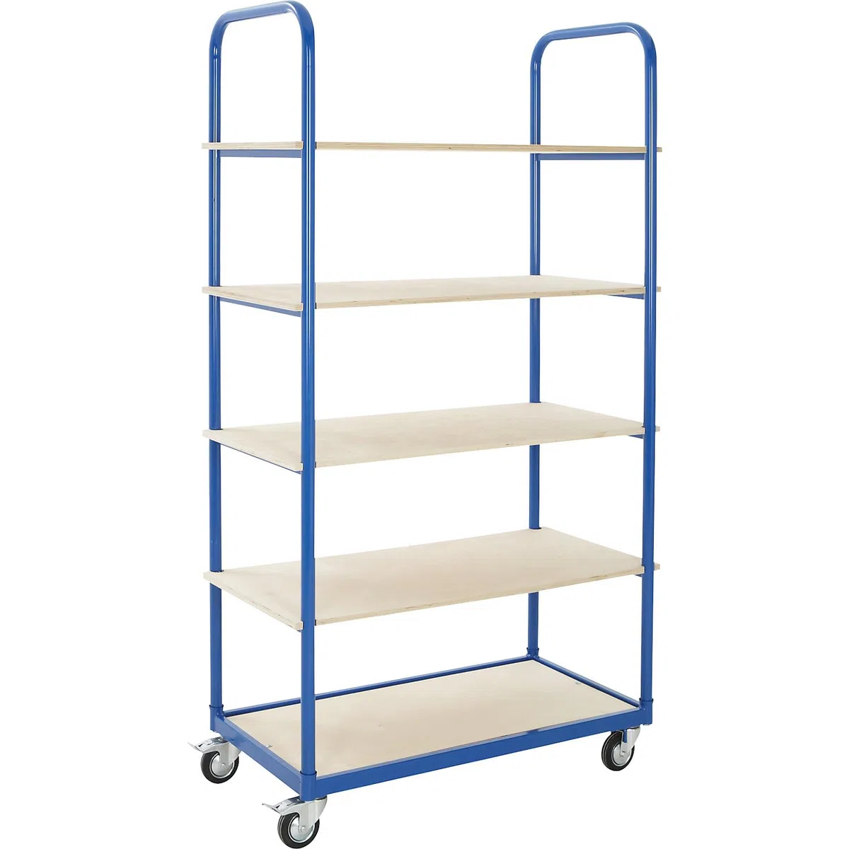 eurokraft | Etagenwagen | 5 Etagen | Ladeflächen-LxB 1050 x 475 mm