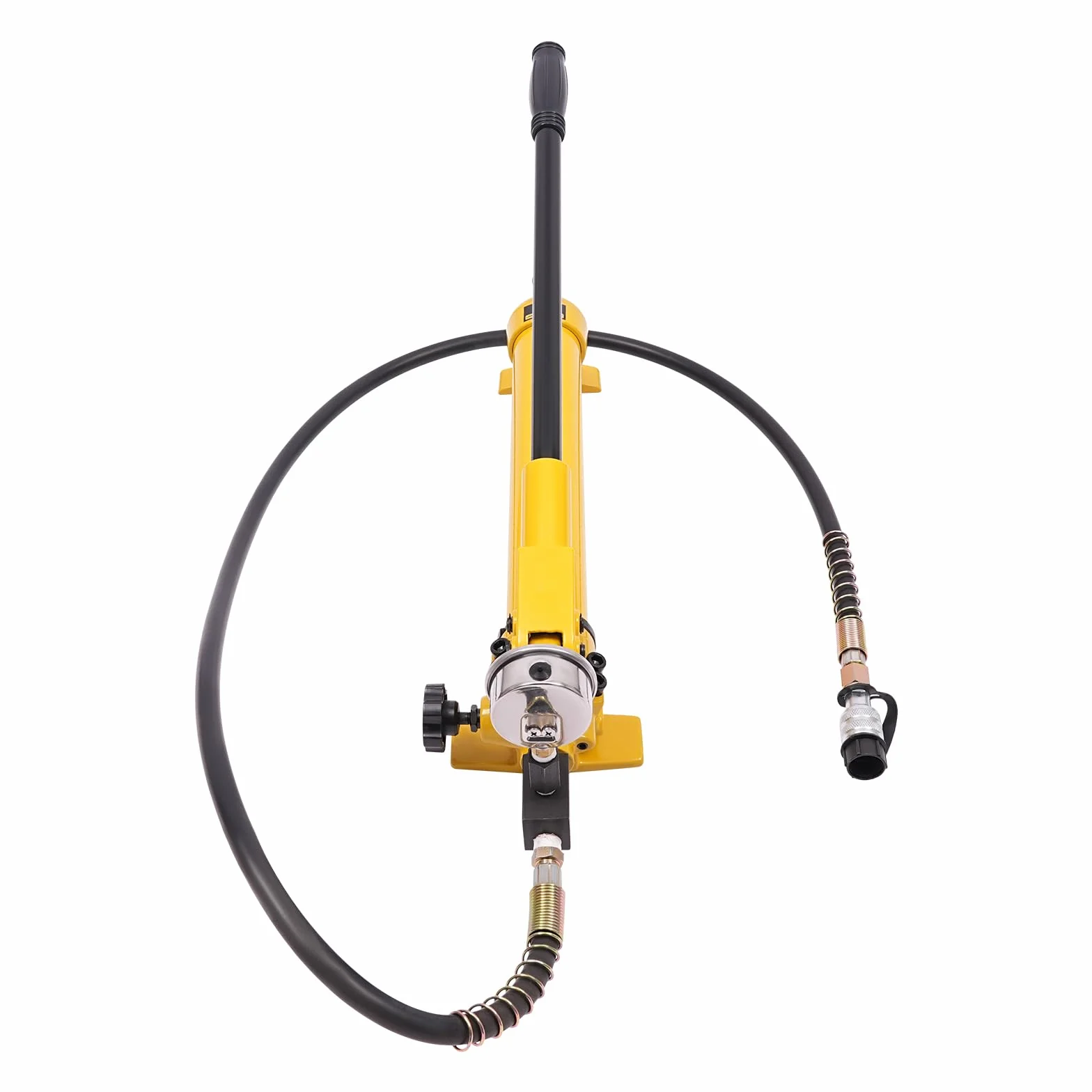700cc Manuelle Hydraulikpumpe, Handhydraulikpumpe mit Manometer Handgriff für Wartung Reparatur Maximaler Ausgangsdruck 700bar