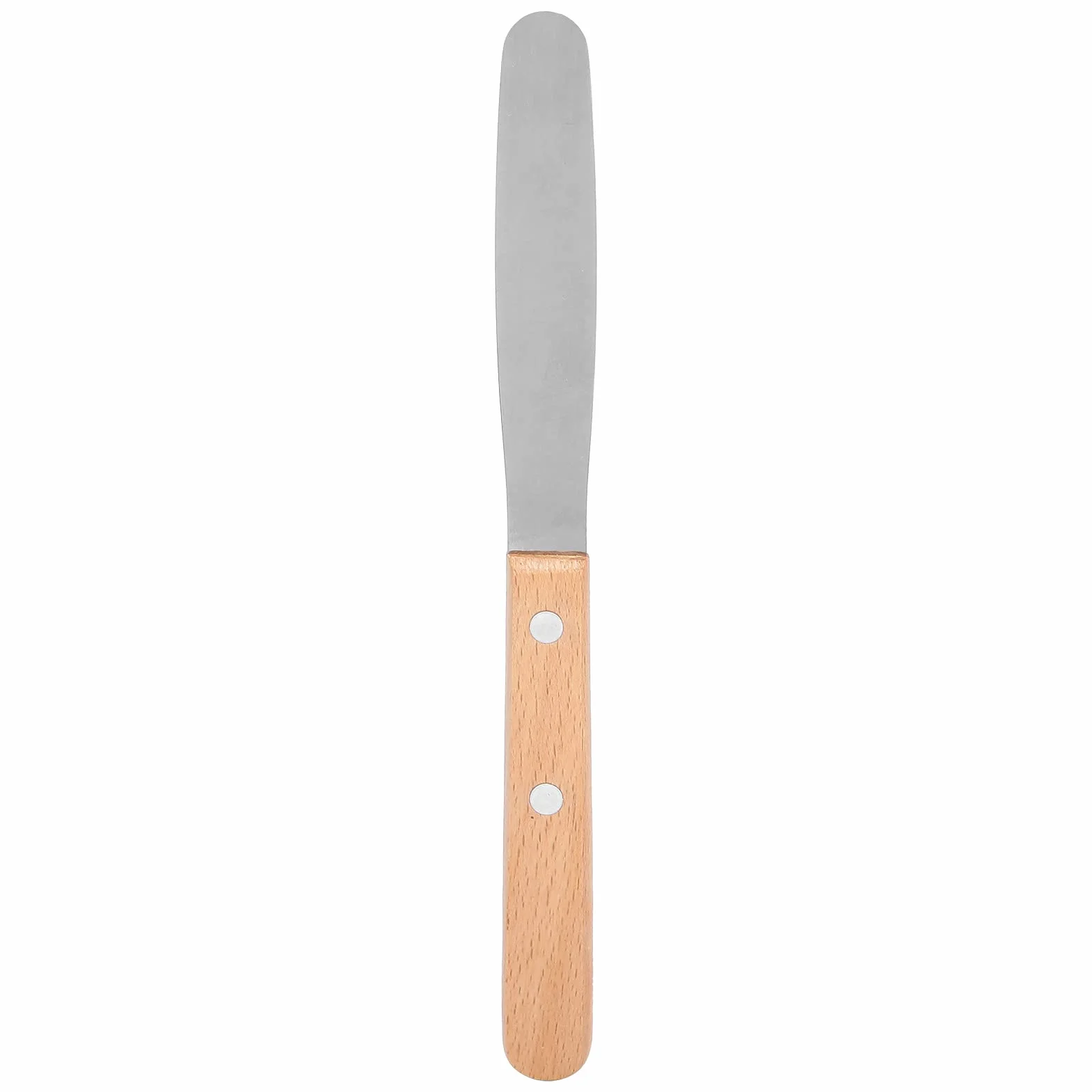 Gipsspatel, 1 Edelstahl Dental Gipsspatel Holzgriff Dental Rührspatel Zubehör