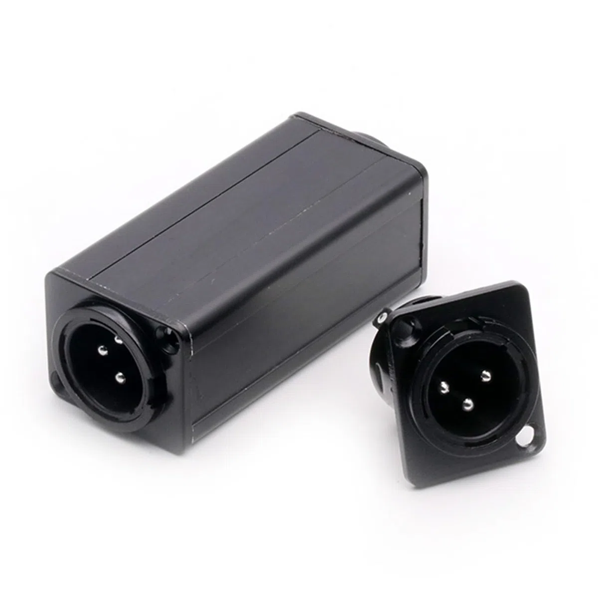 XLR-Kupplung, 3-polig, Stecker auf Buchse, XLR-Chassis-Verlängerung, 10 Stück (Metall-Stecker-weiblich-02)