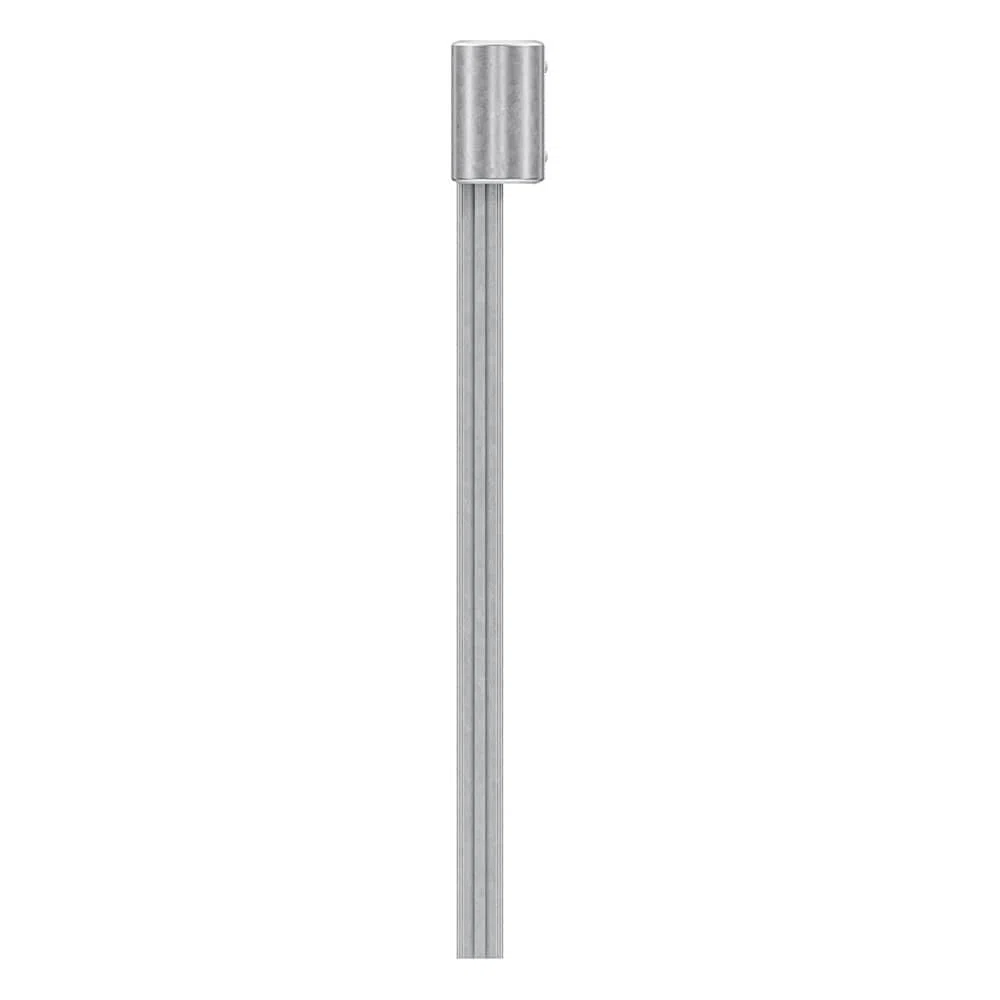 Schutzplanken Komplett-Set 2,80 Meter Länge, zum Einrammen, Profil B aus Stahl, Art.-Nr. 38556 | Leitplanke | Stahlschutzplanke