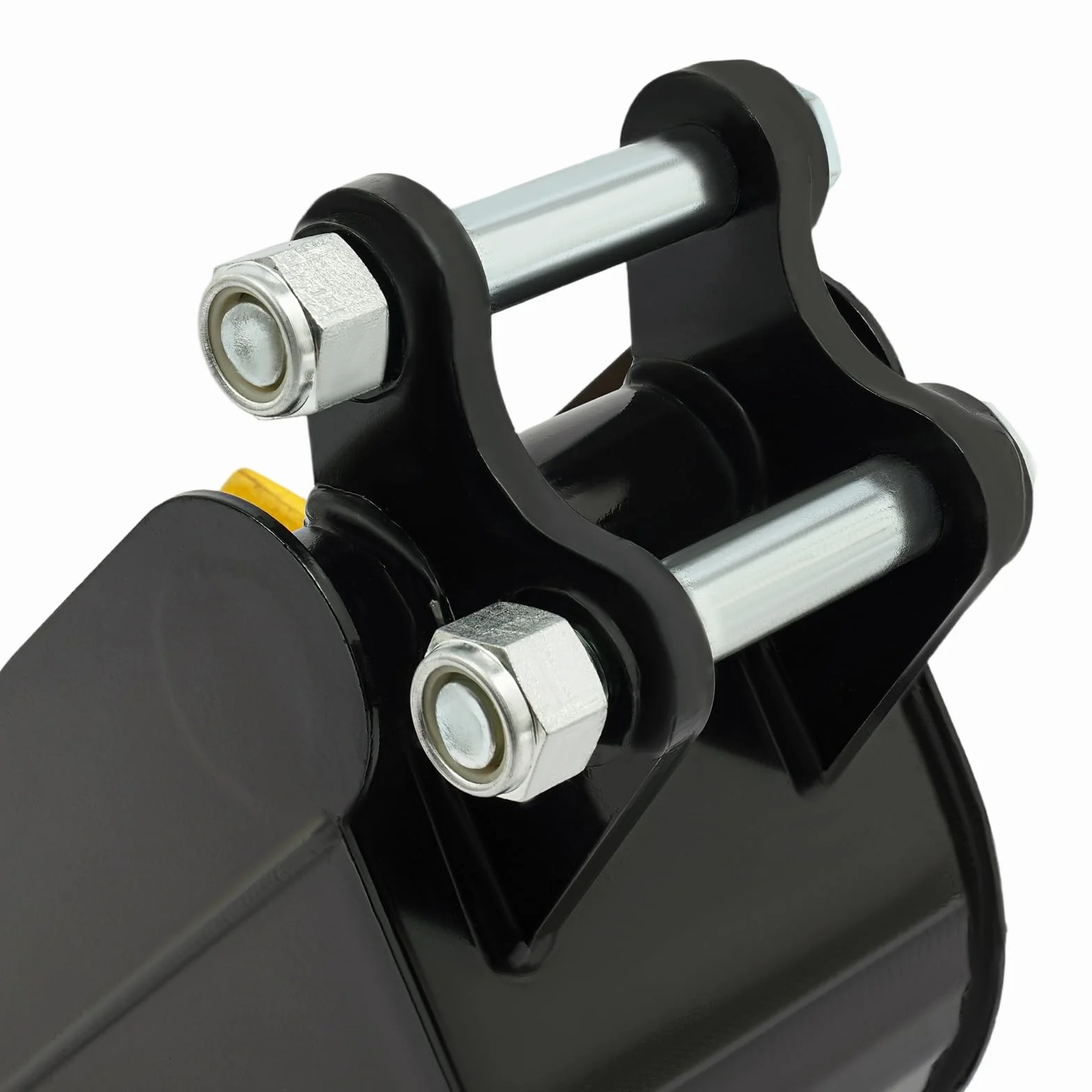 Minibaggerlöffel, 20CM Baggerlöffel für Minibagger 0.8-1.8t, Metall-Grabenbagger mit 2 Zähnen 25 mm Lochdurchmesser Für Sandverladung Erdverladung Saubere Aushubarbeiten