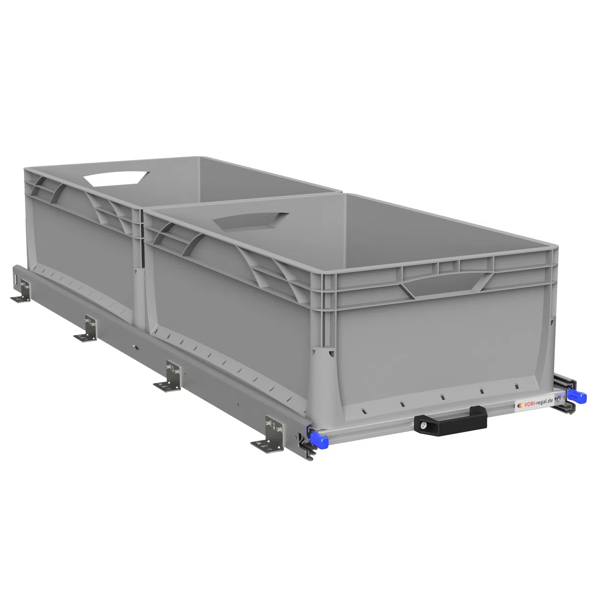 VOBI Heckauszug Kastenwagen mit Montagewinkel (1200x400 mm, 100 kg Version)