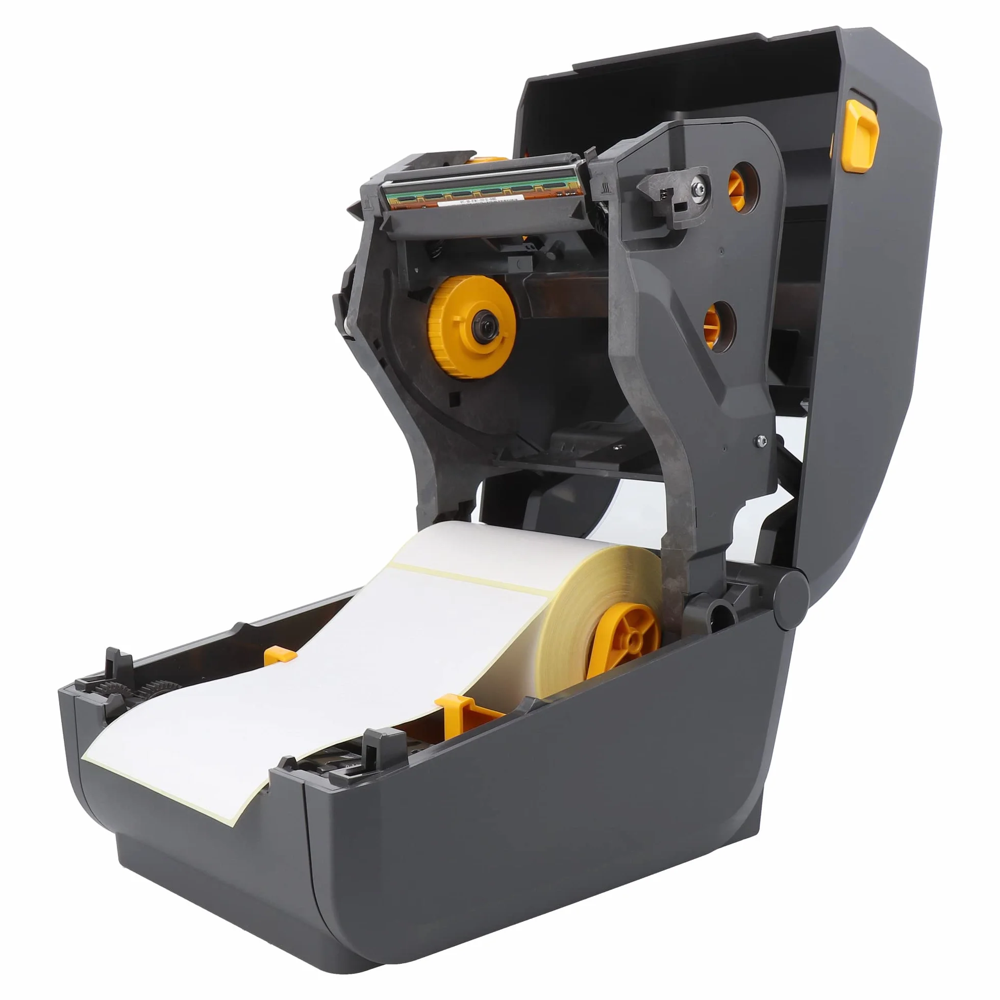ZEBRA ZD421t Drucker mit Abreißkante - 300 DPI - Thermodirekt, Thermotransfer - 108 mm max. Druckbreite, Bluetooth (BLE), LAN, USB, USB-Host Schnittstellen (ZD4A043-30EE00EZ)