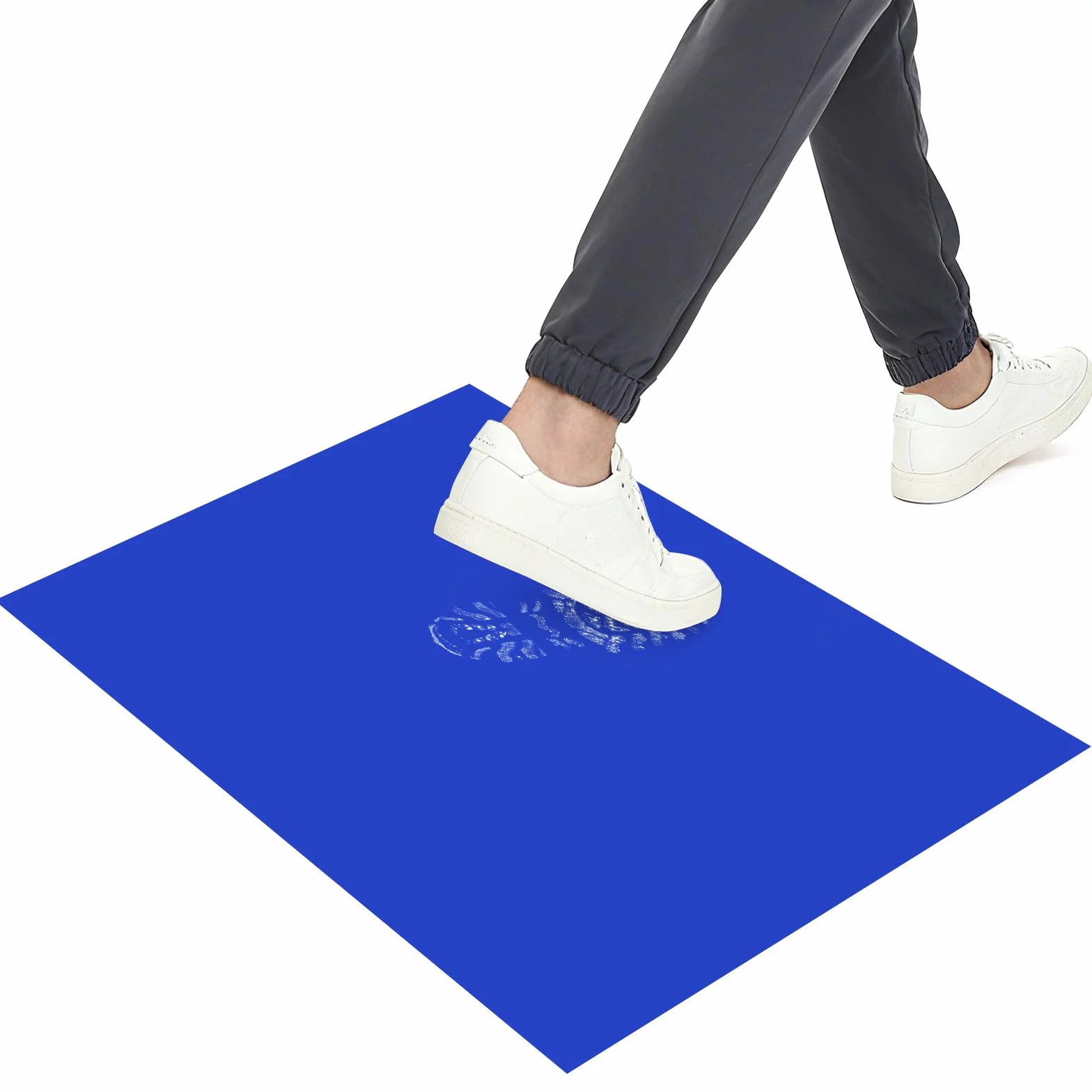 60 x 90 cm Blau Boden Klebrige Matten 180 Blatt (6 Blöcke à 30 Blatt), Reinraum Klebematte Tearable Selbstklebende Staubfreie Klebematte Reinigungs für Das Home, Labor, Office, Krankenhaus, BAU