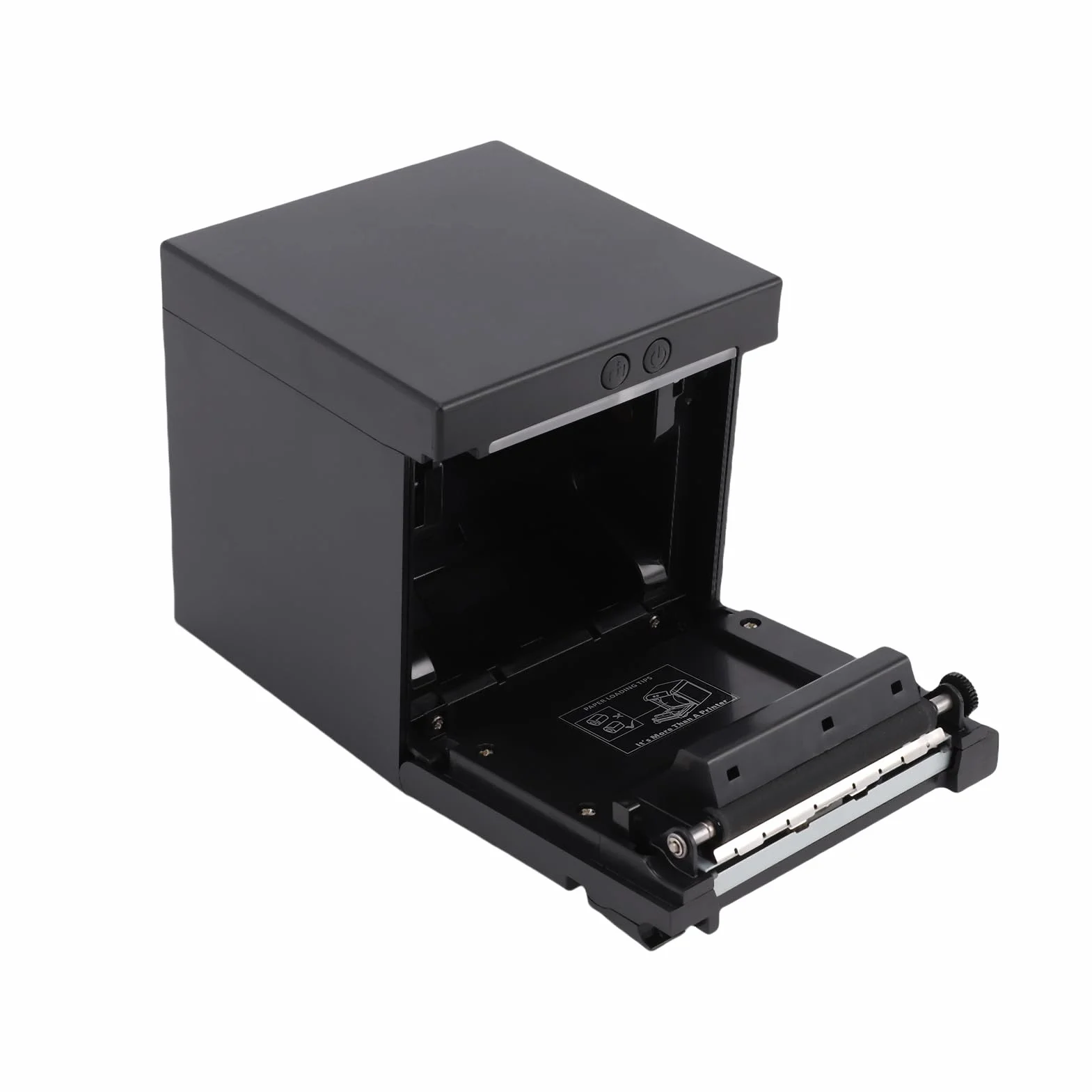 Bisofice Bondrucker 80mm Thermobondrucker Belegdrucker POS Drucker unterstützt ESC/POS, automatisches Schneiden(260mm/s, USB+WiFi+Ethernet)