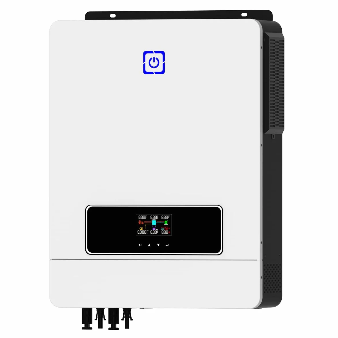 10200W On/Off Grid Solar Hybrid Inverter Eingebauter 160A Laderegler PV Max 500V Eingang DC48V zu AC230V Reiner Sinus Welle Inverter für Home Energy Storage RV Schuppen Off-Grid System