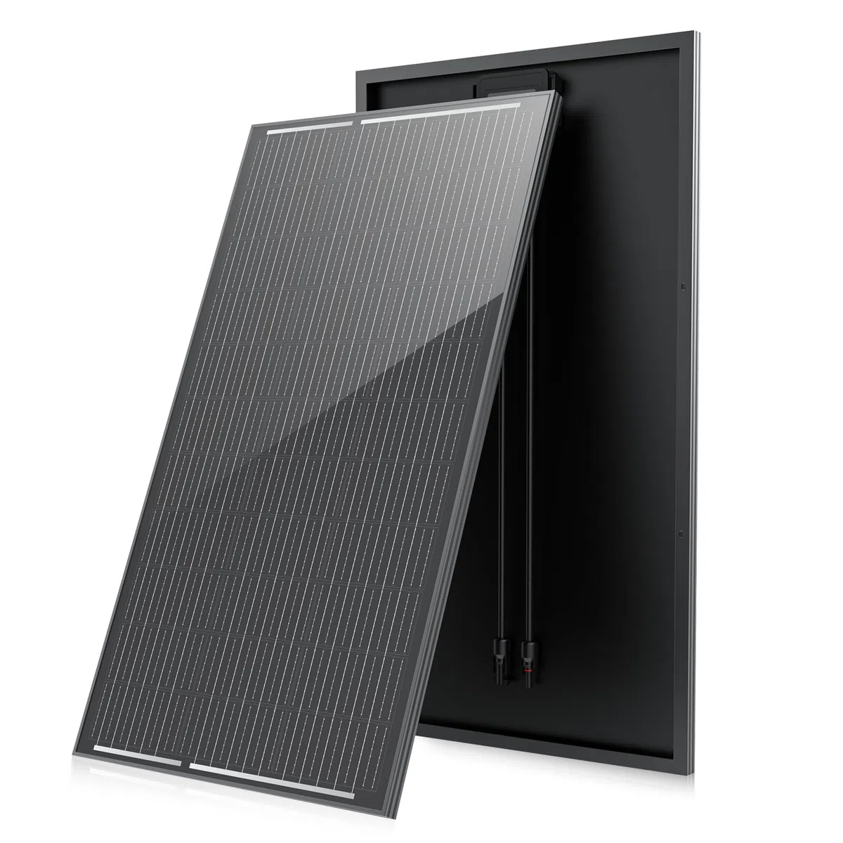 Solarpanel 200W, 12V PV Modul, SMBB Technologie, Hohe Effizienz Monocrystalline Solarmodul, Full Black Aluminium Frame Solar Panel, Ideal for Balcony Power Plant, Motorhome, Boat (200W)