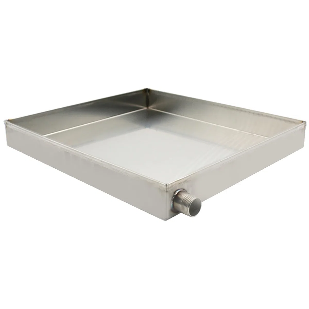 Auffangwanne Mit Ablauf, Rechteckige Edelstahl Wasserauffangschale, Hohe Auffangwanne Für Haushalt, Möbel Und Boden, Praktischer Wasserbehälter Für Küche, Pflanzen Und Badezimmer (80*60*5cm)