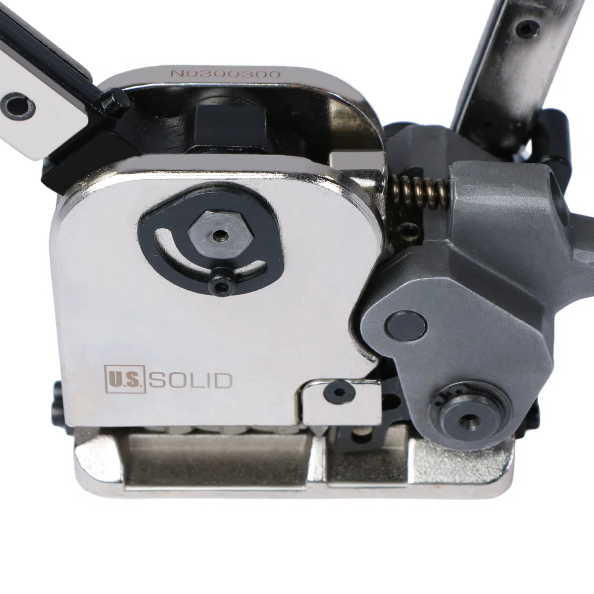 U.S. SOLID Manuelle Stahl-Umreifungsgerät für 13-19 mm umreifungsband | 3-in-1 Set mit Schraubenschlüssel, Crimpzange & Schneider | Robust für Metallverpackungen