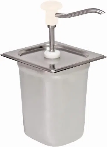 Schneider Dosierspender, GN-Behälter, Einfach, Weiss, 3 L Kapazität, 178mm x 166mm x 323mm
