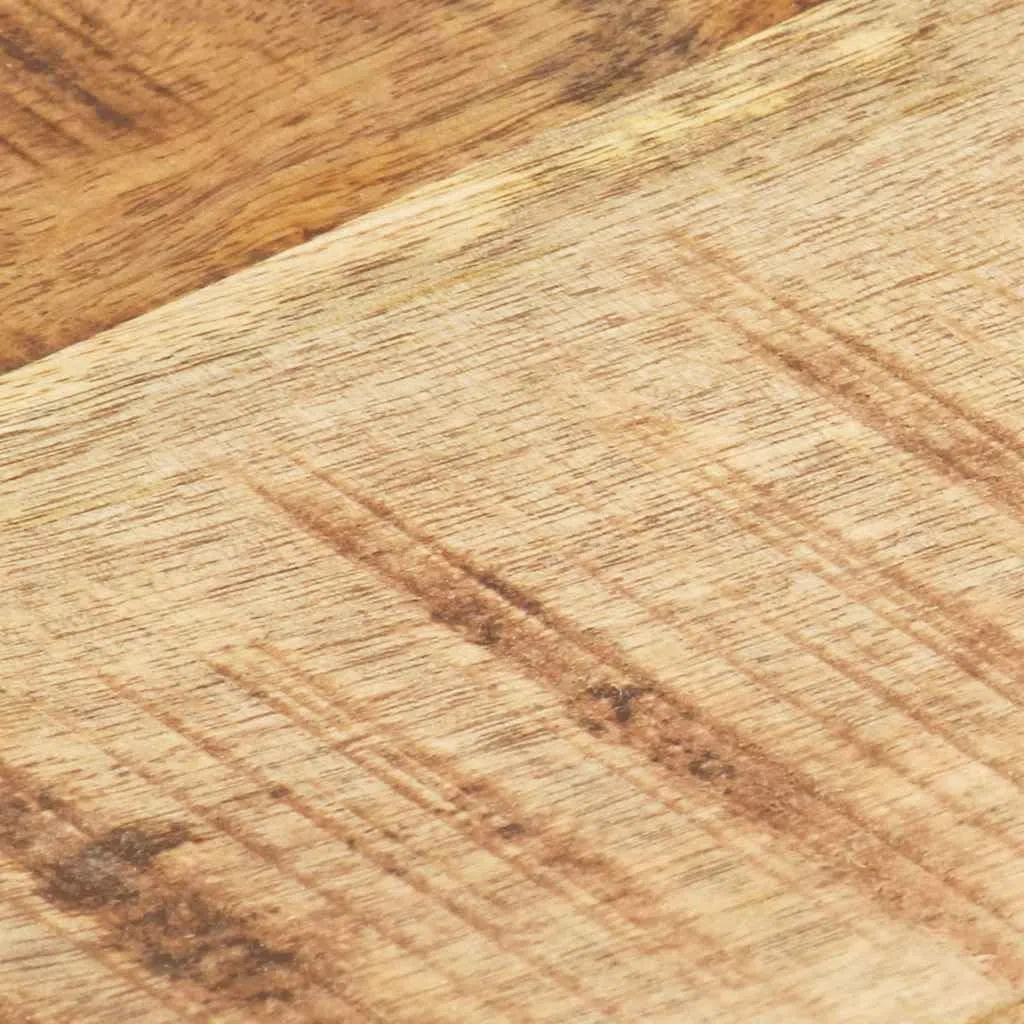 vidaXL Mangoholz Massiv Tischplatte Massivholzplatte Holzplatte Ersatztischplatte Holz Platte für Esstisch Esszimmertisch 25-27mm 80x80cm