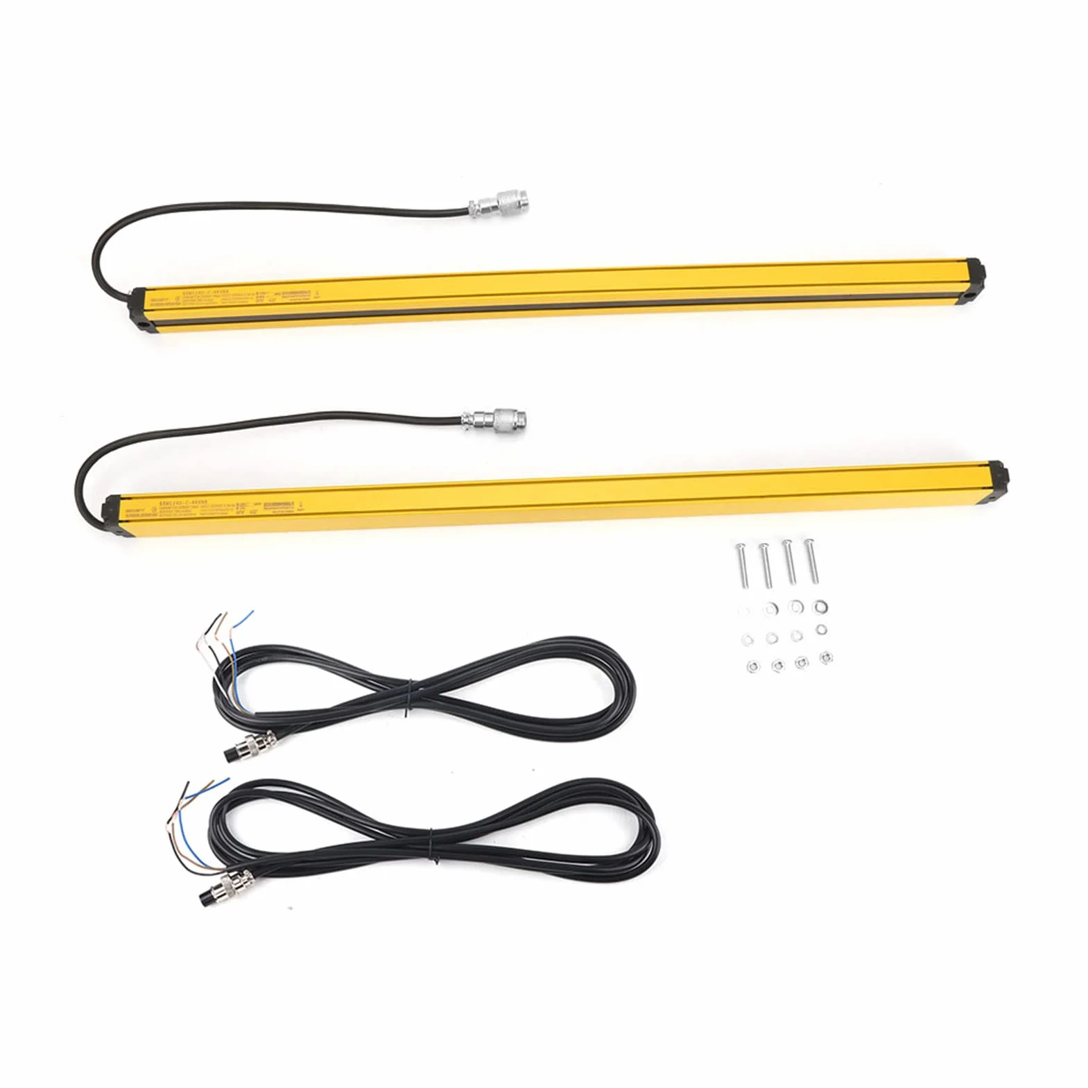 Lichtvorhang-Sicherheitslicht, Lichtvorhang-Sensor, Lichtgitter-Sicherheitsgerät, Hochwertiger Sicherheits-Lichtgitter-Sensor, DC10–30 V (12 Strahlen BEM1240-C-440NB)
