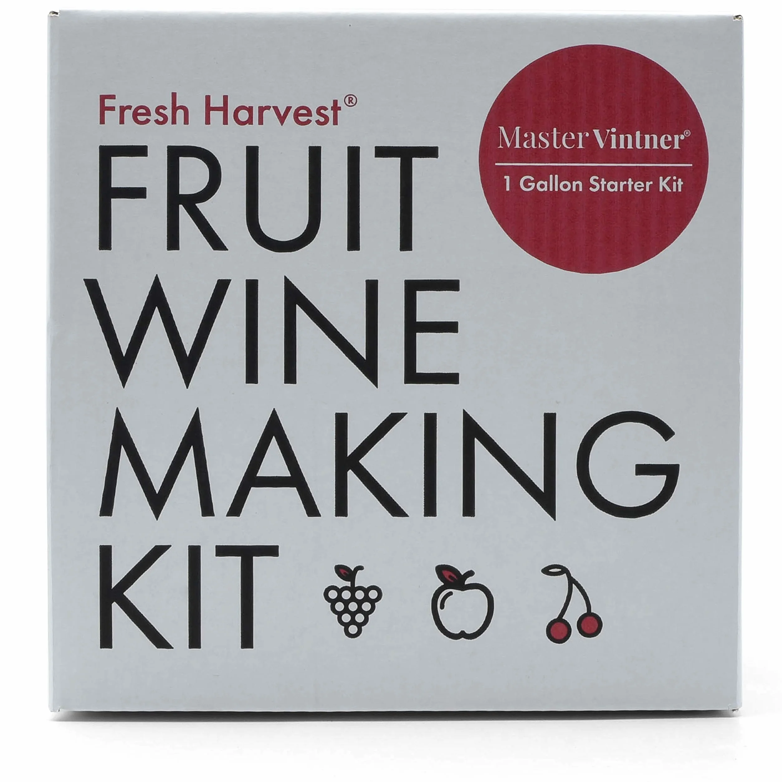 Master Vintner Frische Ernte 1 Liter Homemade Small Batch Obst Wine Making Kit – 2 Liter Kunststoff fermentor mit Deckel Equipment