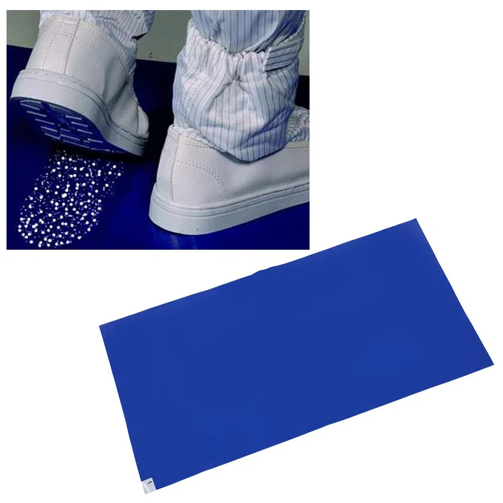18x36in Reinraum-Klebematte，10 Stück 30-lagige blaue Klebematte，Hochviskoses Klebepad，Reinraum-Klebematte，für Laboratorien