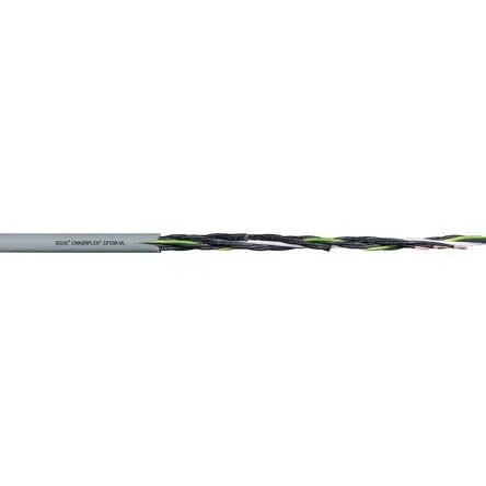 igus chainflex CF130.UL Steuerkabel, 3-adrig x 1.5 mm² Grau / 21 A, 25m, 15 AWG, Ungeschirmt, Packung a 25 Meter