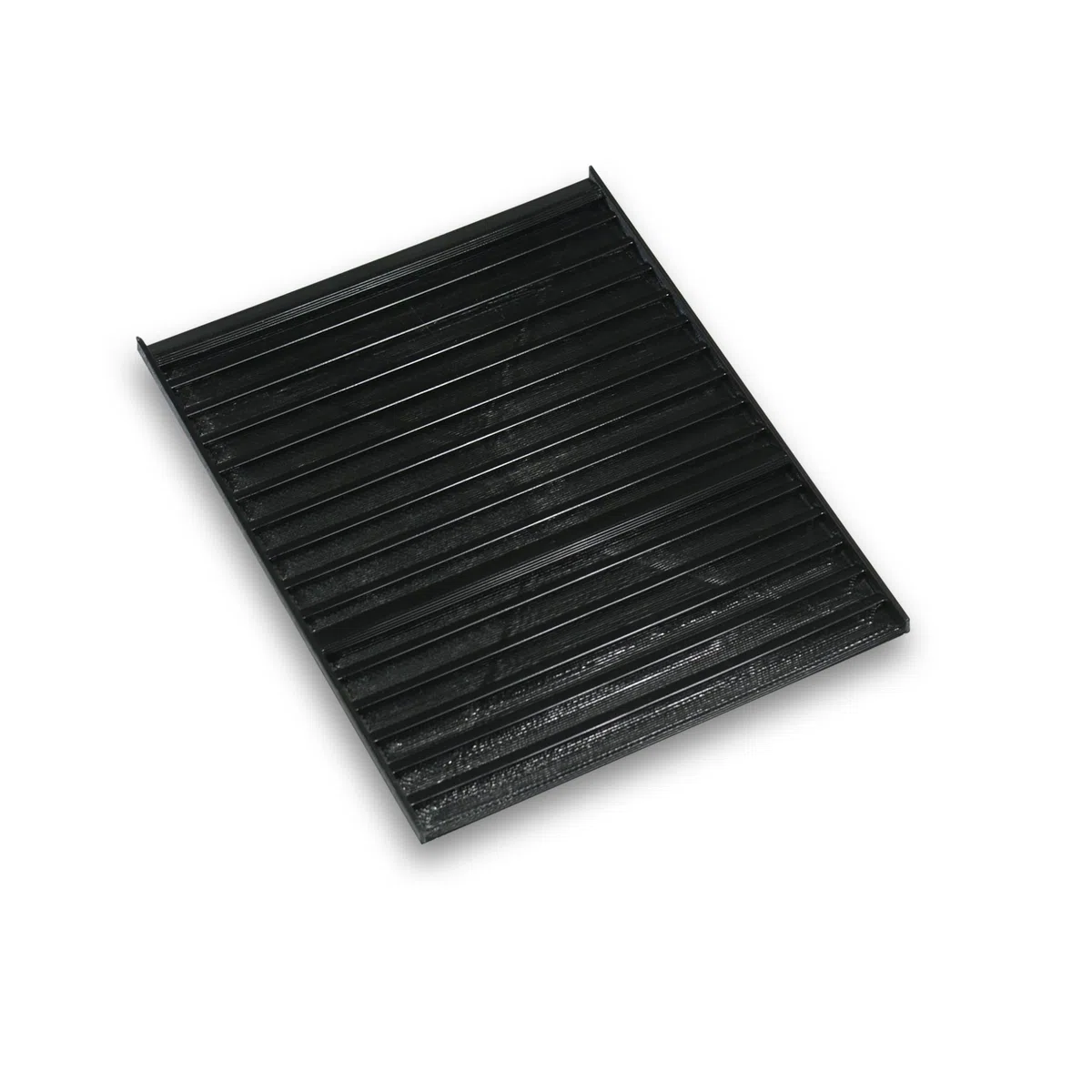 Goldwaschmatte Gummi, 25 x 20 cm, Schwarz, robust, Goldmatte, zuschneidbar, Sluice Box Matting, Goldwaschrinne selber Bauen