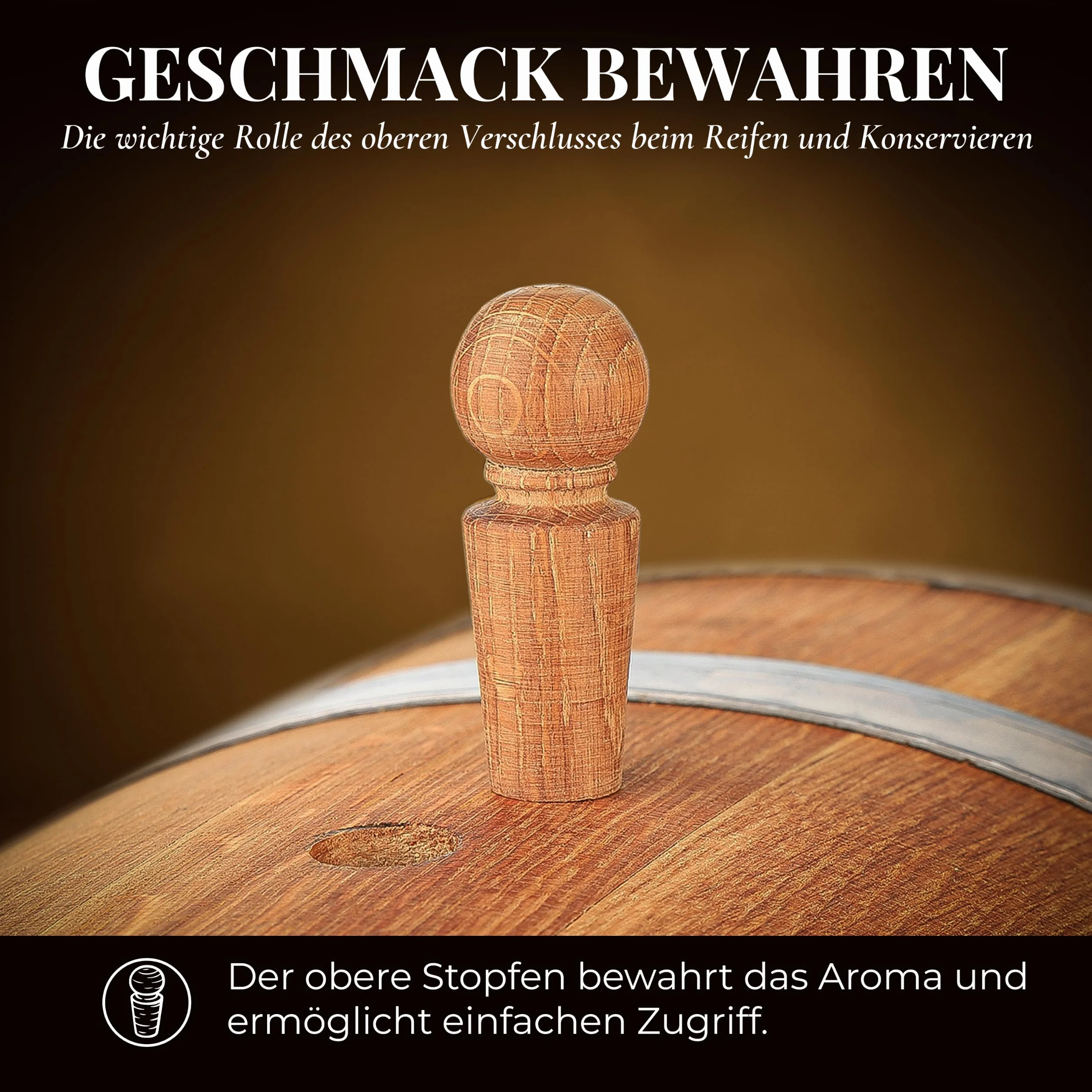 Holzfass Eichenfass Whiskyfass Weinfass Eichenweinfass Kleines Alkoholfass Eichenfass Großes Eichenfass 20 Liter