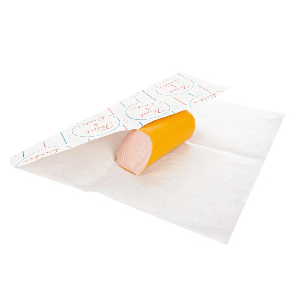 1 Stück Hygostar Einschlagpapier fettdicht | Cellulose, beschichtet, Karton, L: 50cm, B: 37cm, weiß, 1000 Stück, Einschlagpapier, Sandwichpapier, Hamburgerpapier