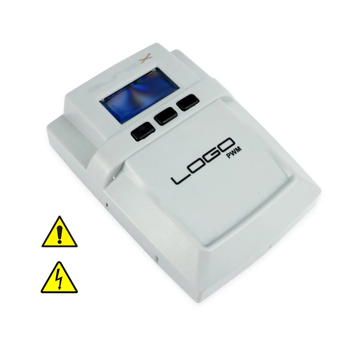 SUNEX Solarregler LOGO PWM Solar Panel Controller, Laderegler und Pumpensteuerung für thermische Solaranlagen, Heizungsanlagen, intelligenter PWM Regler mit LCD Display und Speicherfunktion