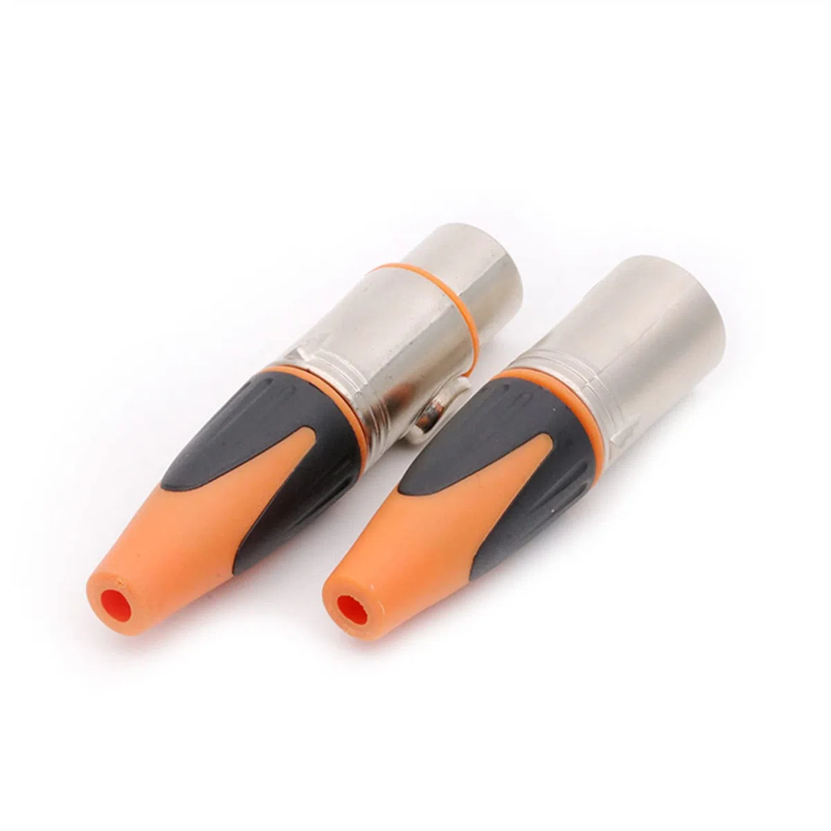XLR-Stecker 3-poliger Metall-XLR-Adapter weiblich/männlich Mikrofonanschluss Stecker gerade symmetrische Buchse 10St (Color : 10xF 3P)