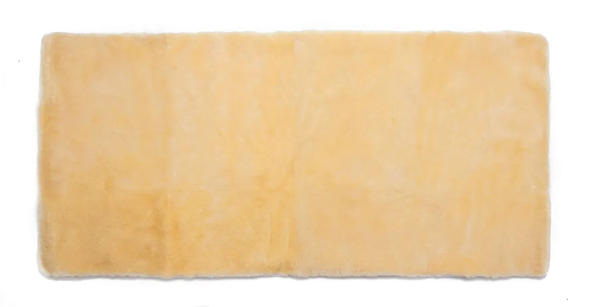 Reissner Lammfelle | MB-VF-80/180 | Lammfell Betteinlage | medizinisch gegerbtes Merino Schaffell | Premium Vollfell Qualität | 80x180cm