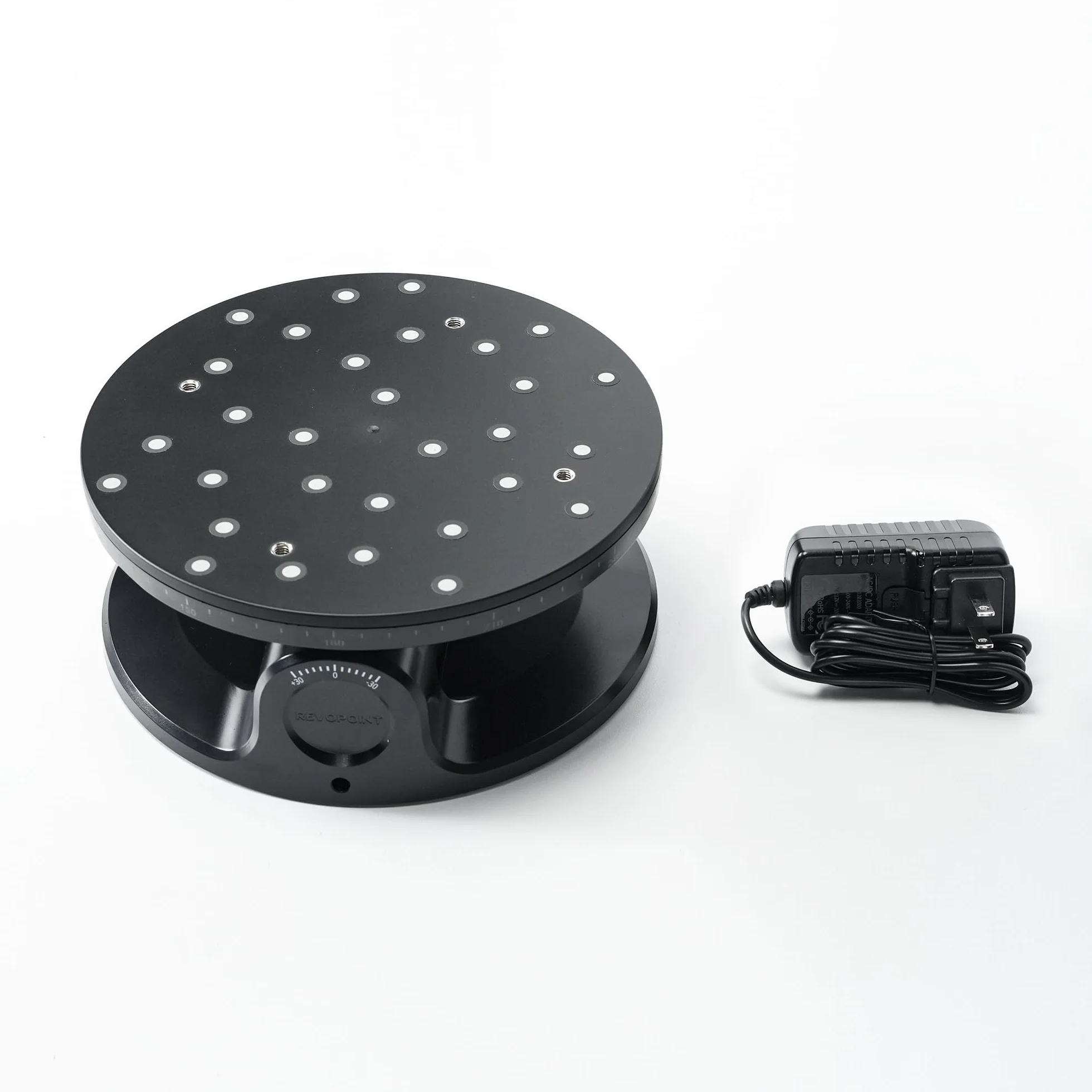 Revopoint Doppelachs Drehtisch, Einfache Erfassung detaillierter 3D-Daten von kleinen bis mittleren Objekten, Kompatibel mit MIRACO/POP3 PLUS/INSPIRE 2/MetroX/MetroX Pro/MetroY Pro 3D-Scanner