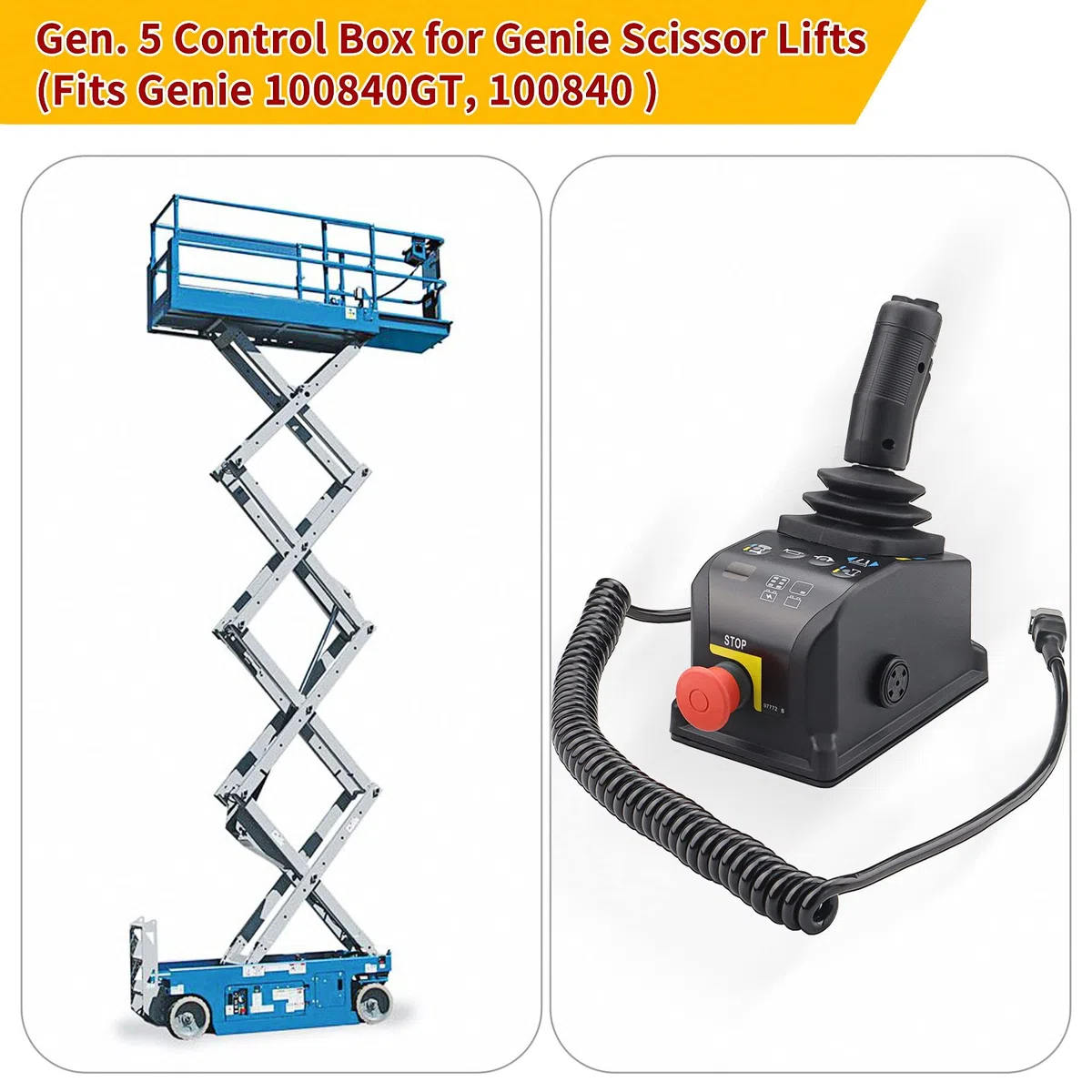 Steuerbox 100840GT für Genie GS-1530 GS-1930 GS-2032 GS-2046 GS-2632 GS-2646 GS-2668 GS-3232 GS-3246 GS-3268 GR-12 GR-15 GR-20 Genie Scherenhebebühne