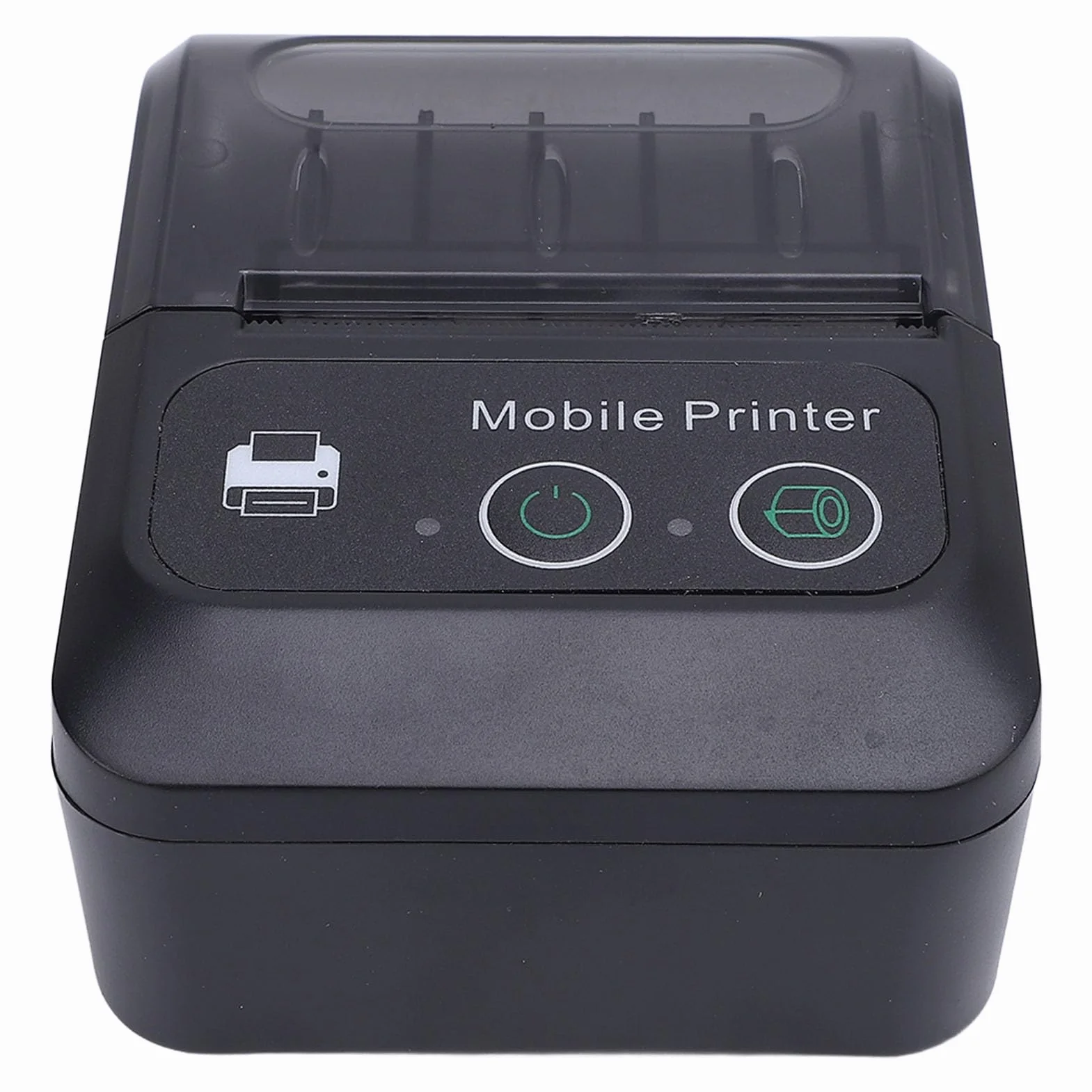 Annadue Bluetooth -Quittung Thermischer Drucker für Kleinunternehmen, 203DPI -Auflösung 50 Bis 80 Mm S -Druckgeschwindigkeit, 58 Mm POS -Quittungsdrucker für Bewerterungsgeschäfte der