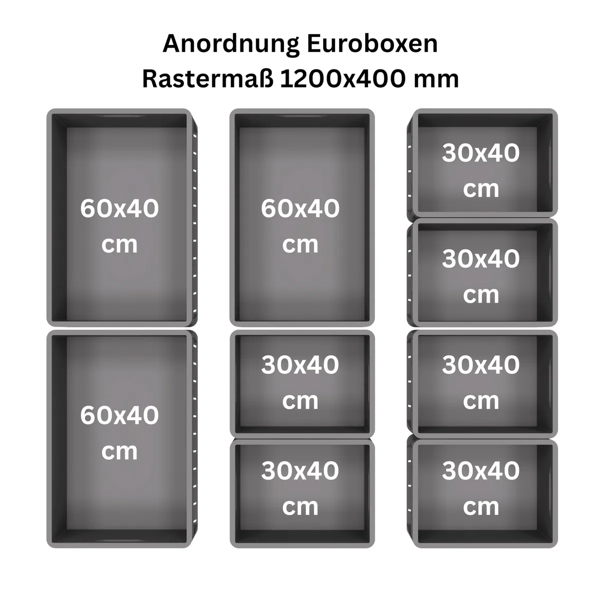 VOBI Heckauszug Kastenwagen mit Montagewinkel (1200x400 mm, 100 kg Version)