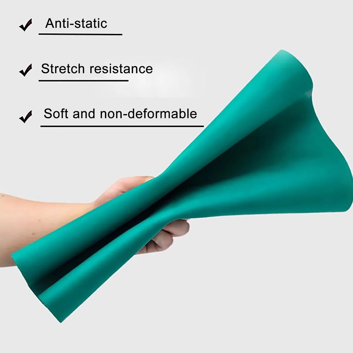Generisch Antistatische Tischmatte, Blaue Antistatische Ledermatte, PVC-Tischmatte, Gummimatte, Reparatur-Tischmatte, Arbeitsmatte(120x60cm/47.2x23.6in)
