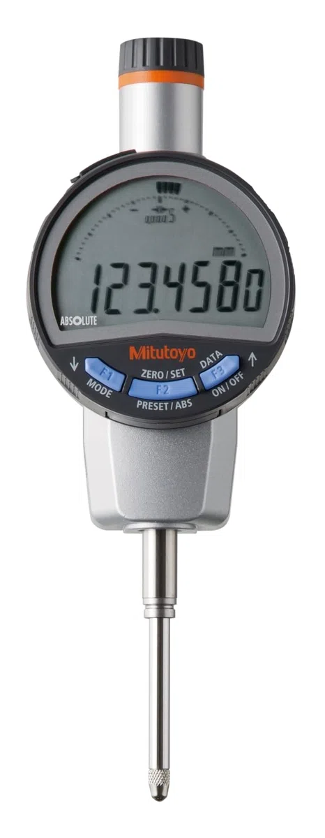 Mitutoyo 543-720B ABS Digital-Messuhr ID-C0525NXB, 25,4 mm | 0,01 mm, flache Rückplatte, Nullpunkt gespeichert, Datenausgang