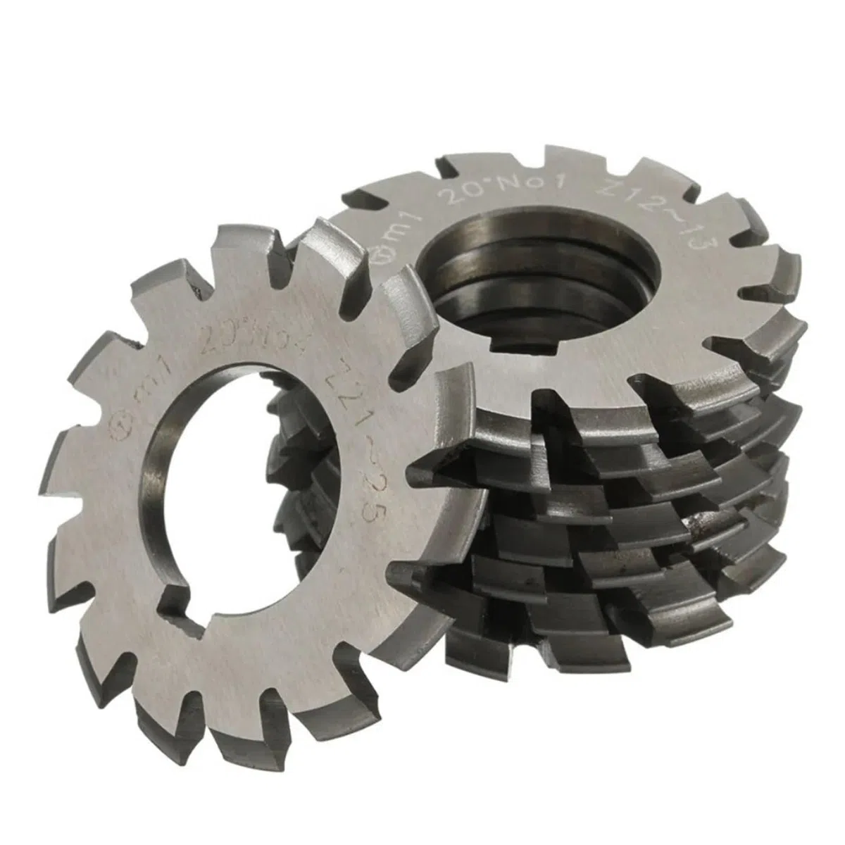 M0.3 M0.5M0.8 M1 M1.25 M2 M2.5 M3 M4-M10 Modul PA20 Grad NO.1-NO.8 Zahnradschneidwerkzeuge(M0.7,NO.7)