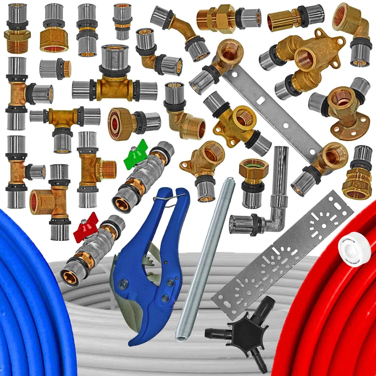 32mm alle 32er Press-Fittings für Mehrschichtverbundrohr Ersatz O-Ring für Pressfitting 32mm
