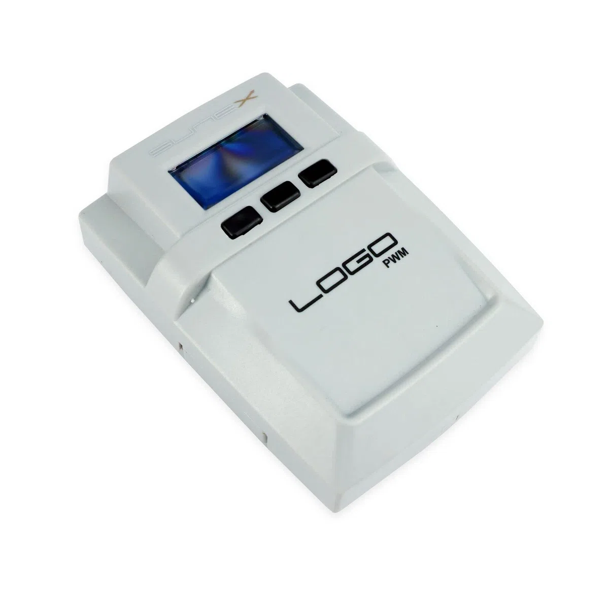SUNEX Solarregler LOGO PWM Solar Panel Controller, Laderegler und Pumpensteuerung für thermische Solaranlagen, Heizungsanlagen, intelligenter PWM Regler mit LCD Display und Speicherfunktion
