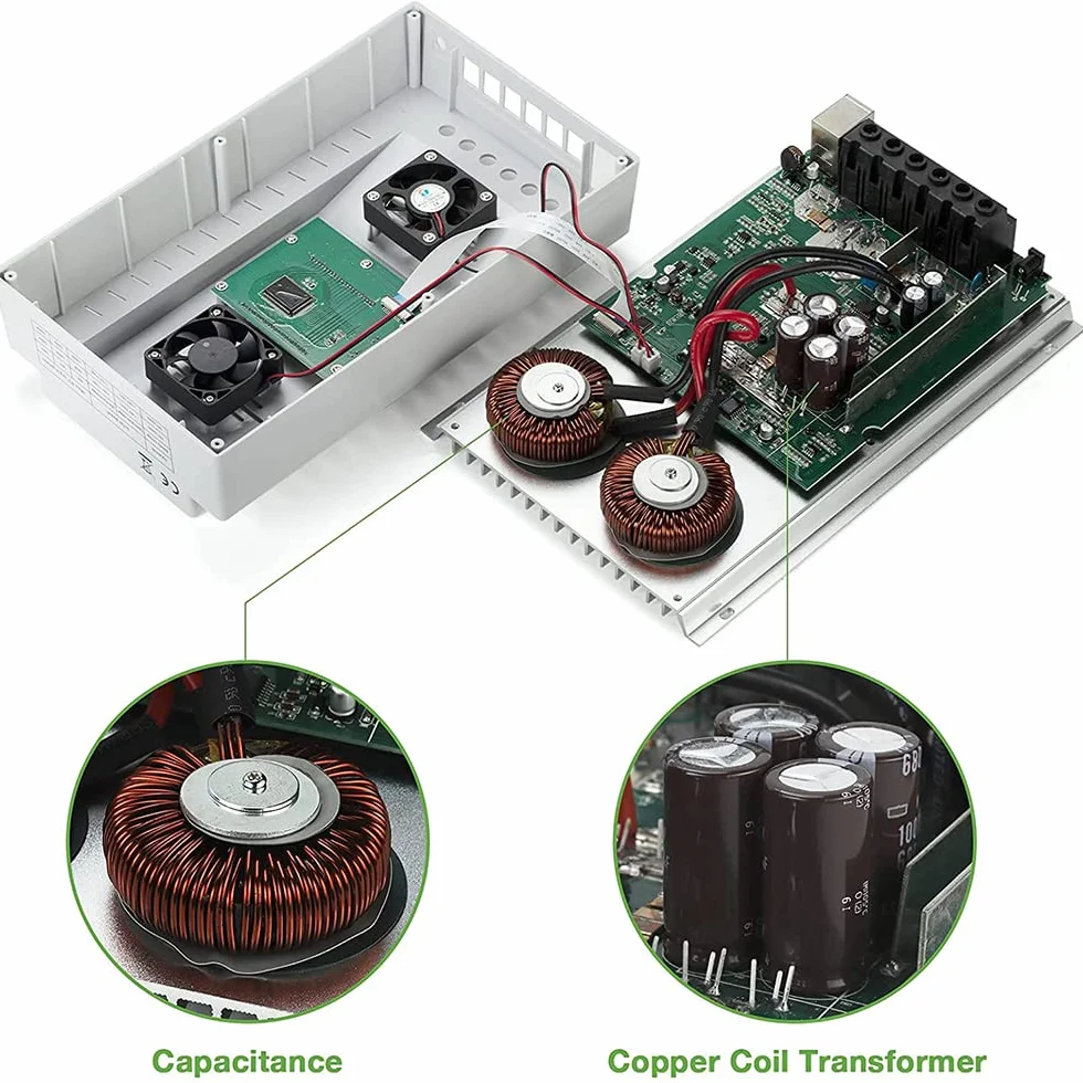 MPPT 80A Solarladeregler 24V 12V Auto Max 100V DC Eingangssolarregler mit LCD Display und Temperatursensor, Funktioniert für Sealed, Gel, Flooded und Lithium.