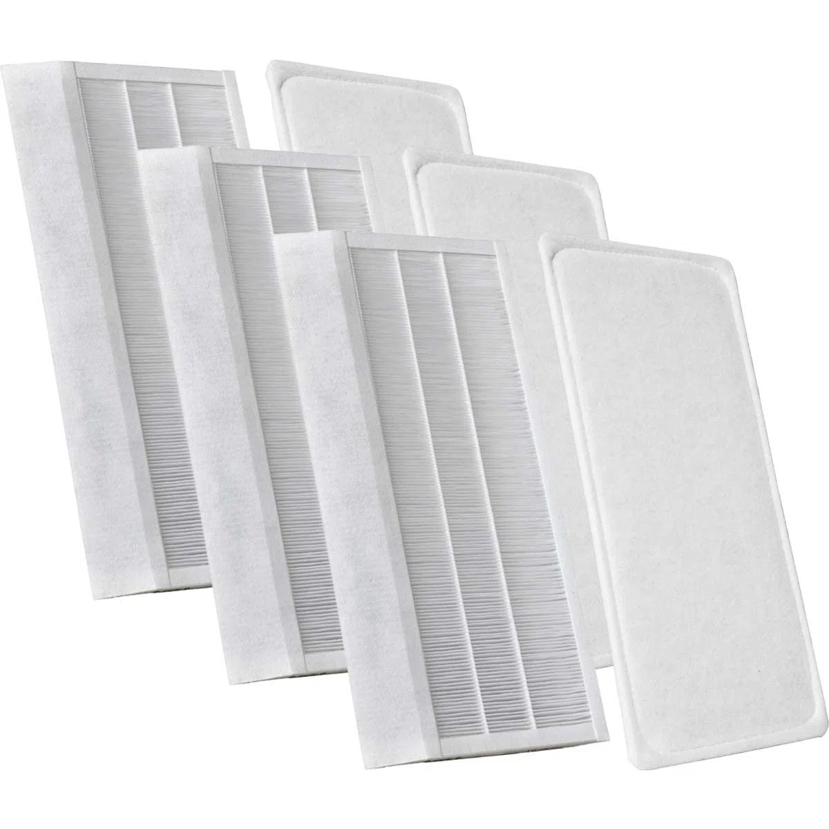 KWL Luftfilter für Wolf CWL-2 325/400 | 3 Pollenfiltersets | Pollenfilterset G4+F7 | 3x Drahtrahmenfilter 245x510x5 mm. G4 + 3x Kompaktfilter MP Karton 245x500x22 mm. F7 (Schräge Winkel)