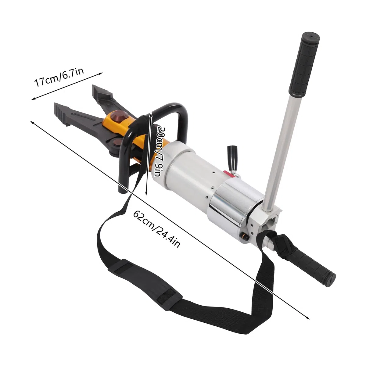 Hydraulik Spreizer Zange Pumpe Werkzeug Schere Gurt für Metallbearbeitung 63 MPa 18 t Schneiden 5.5 t Spreizen Öffnung 160 mm für Rettung Einsatz und Reparatur