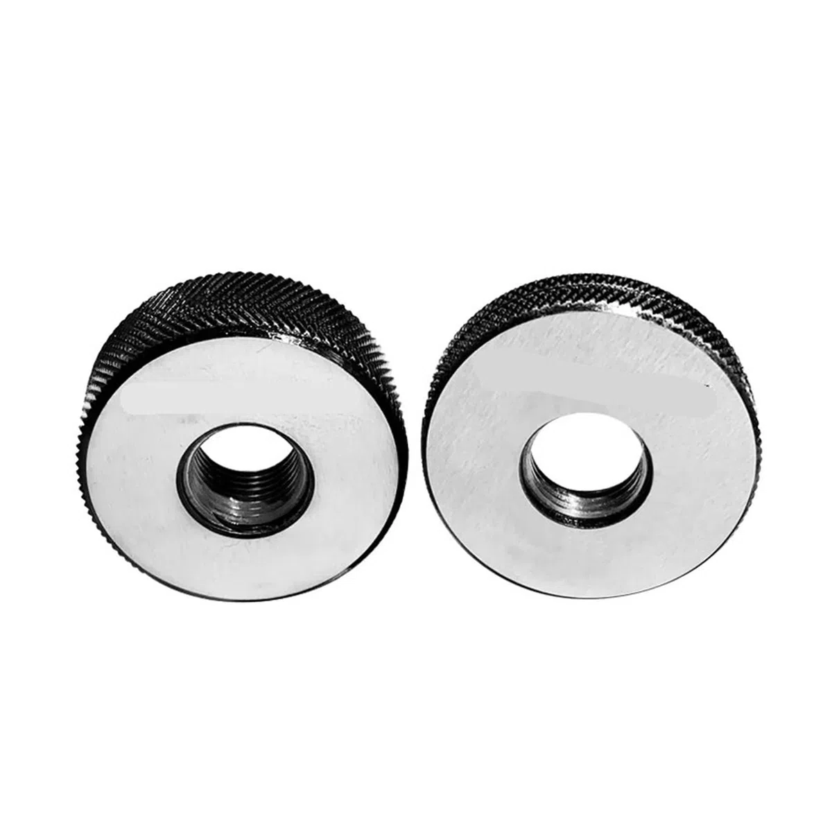 Gewindelehrdorn 1 SET (1 * GO + 1 * NOGO) M34-M35 Nicht standardmäßiges metrisches Gewinde-Ringmessgerät Messen Sie 6 g Werkzeug M34 M35 X1,5 0,5 1,25 0,75 1 2 3 Gewindelehre(M34X0.5-6g T Z)