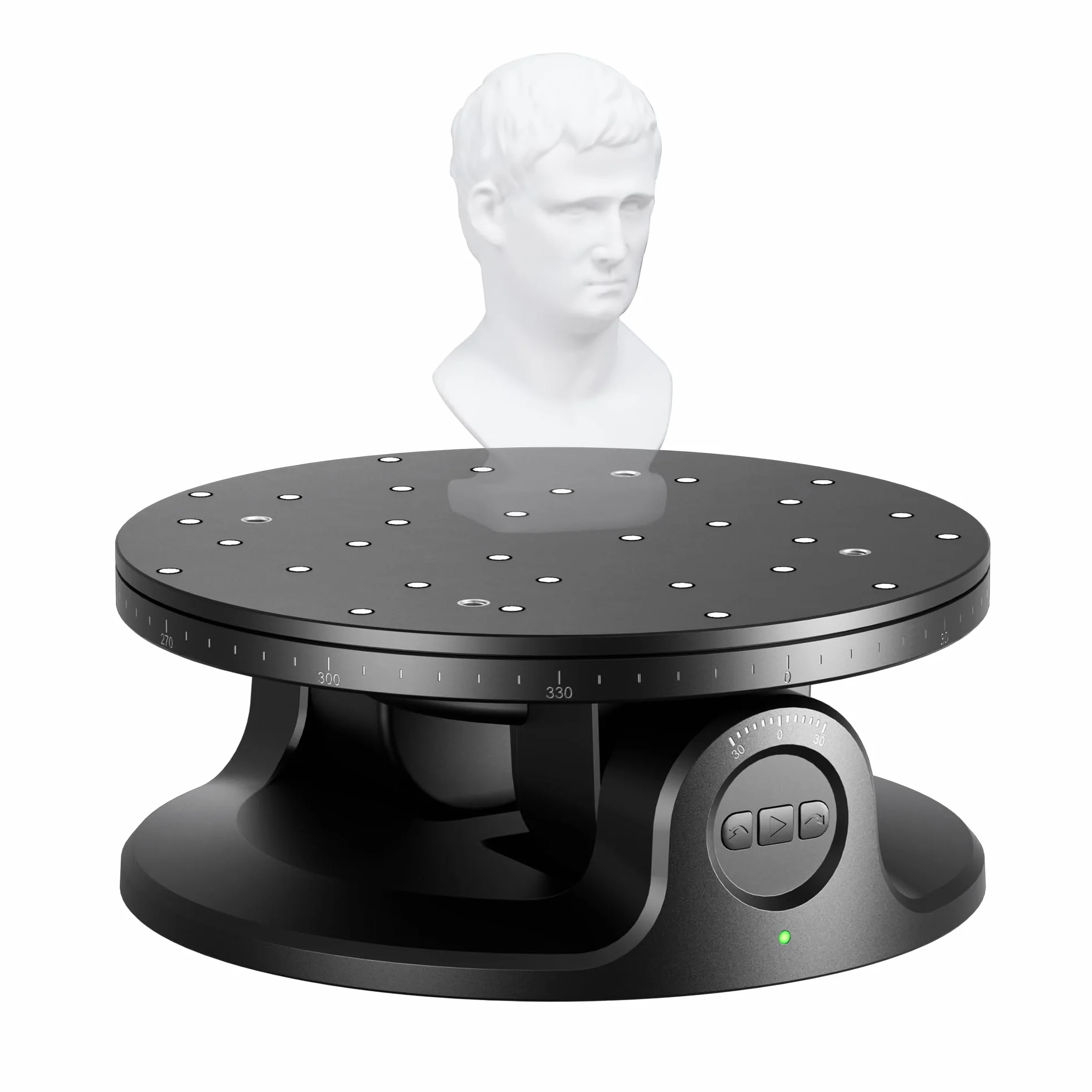 Revopoint Doppelachs Drehtisch, Einfache Erfassung detaillierter 3D-Daten von kleinen bis mittleren Objekten, Kompatibel mit MIRACO/POP3 PLUS/INSPIRE 2/MetroX/MetroX Pro/MetroY Pro 3D-Scanner
