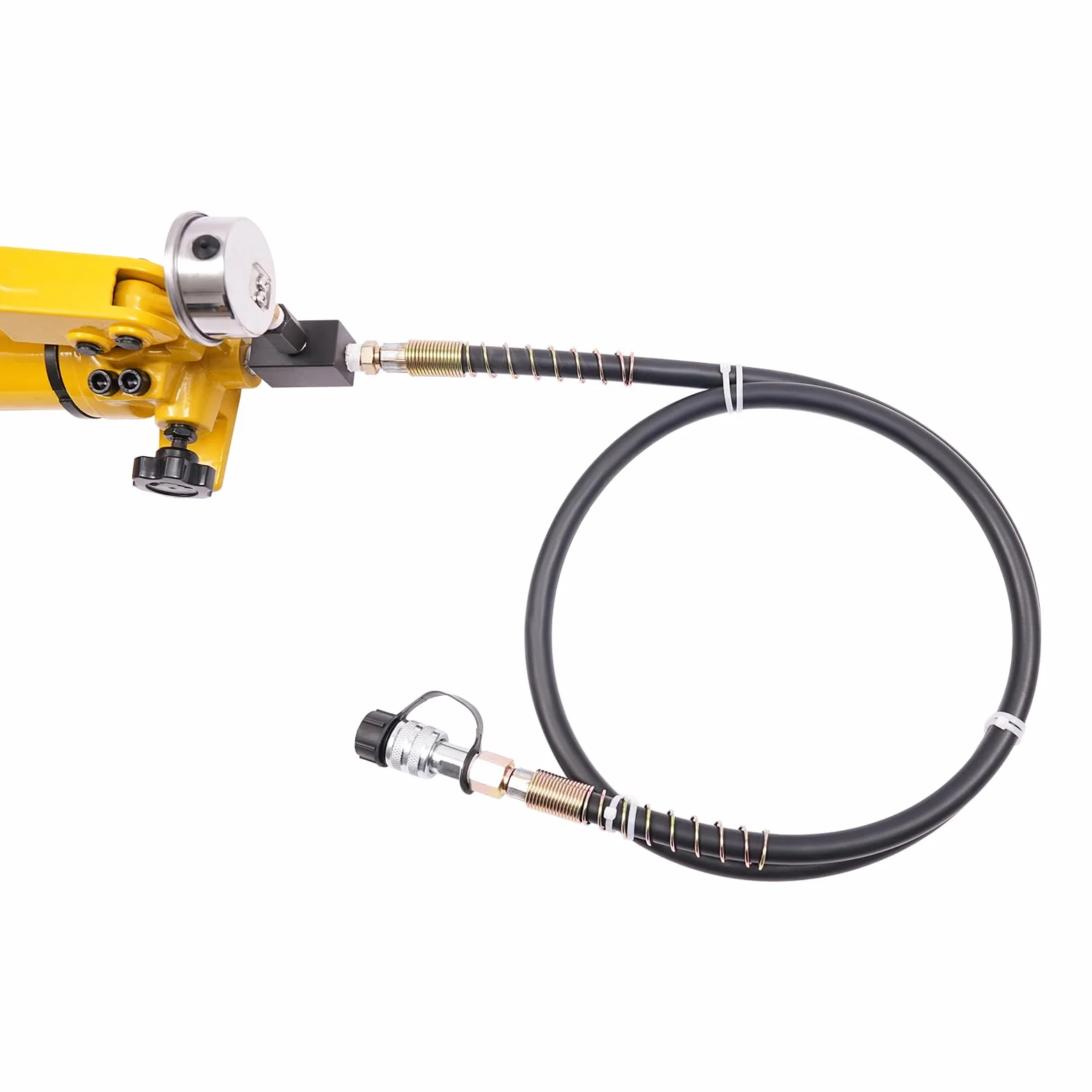 700cc Manuelle Hydraulikpumpe, Handhydraulikpumpe mit Manometer Handgriff für Wartung Reparatur Maximaler Ausgangsdruck 700bar