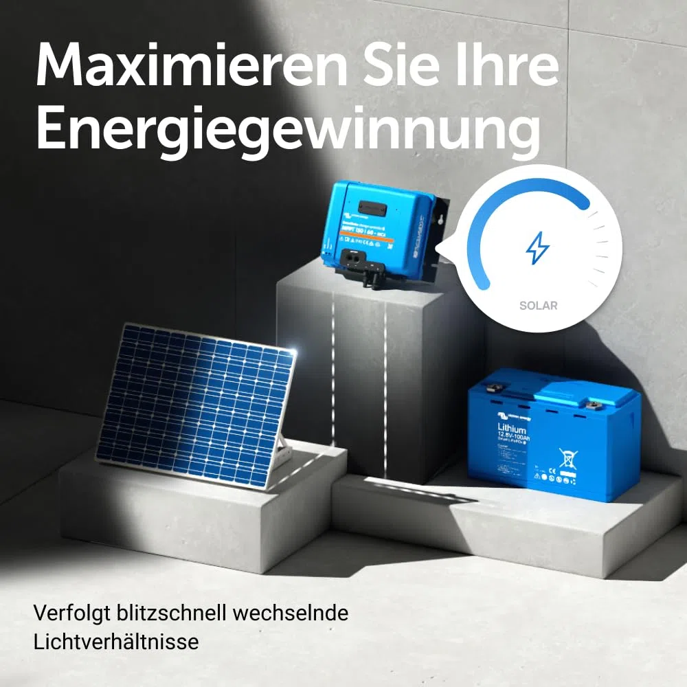 Victron Energy SmartSolar MPPT MC4 150V 60 Amp 12/24/36/48-Volt Solar Laderegler (Bluetooth)