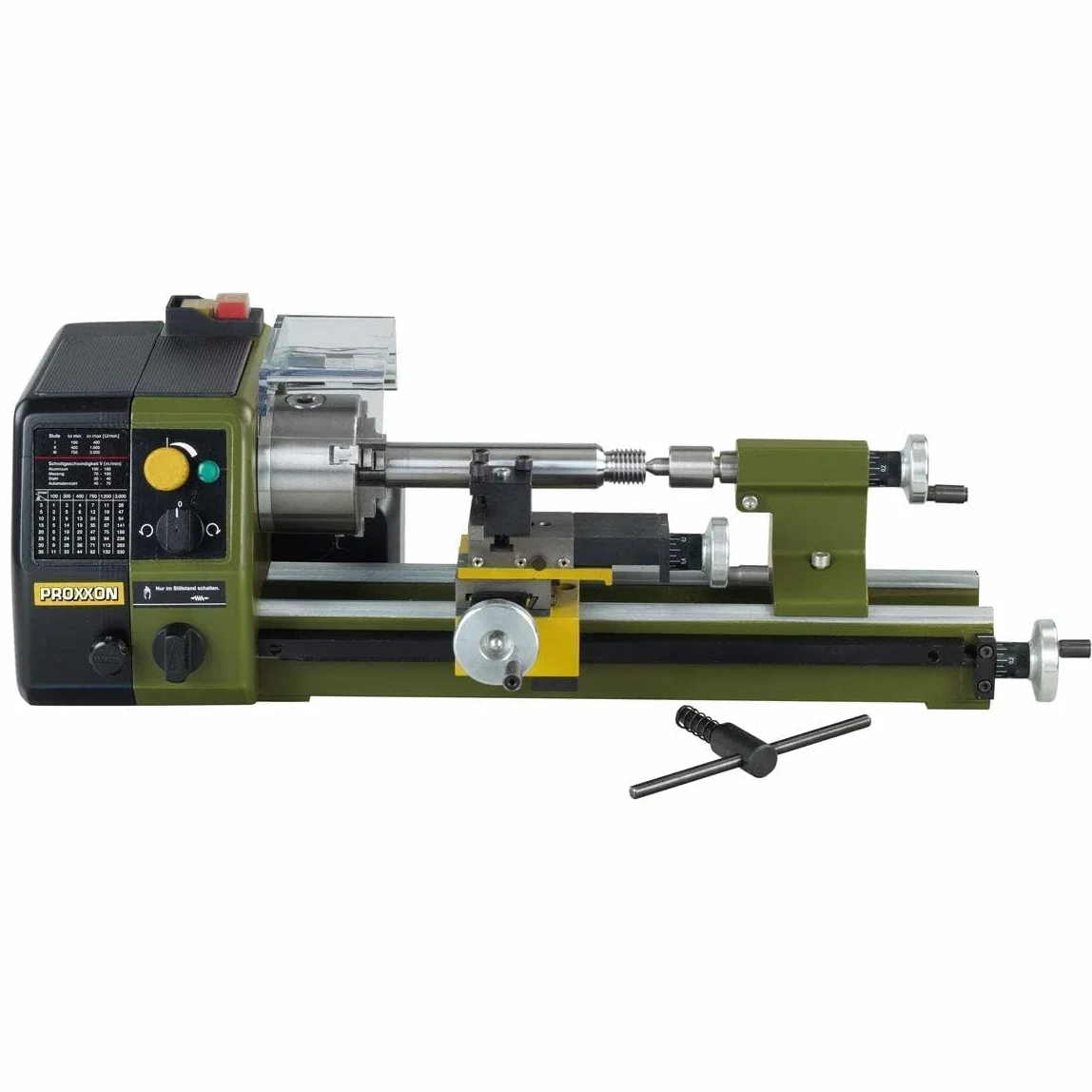 PROXXON 24002 Präzisionsdrehmaschine PD250/E max. 250mm Werkstücklänge