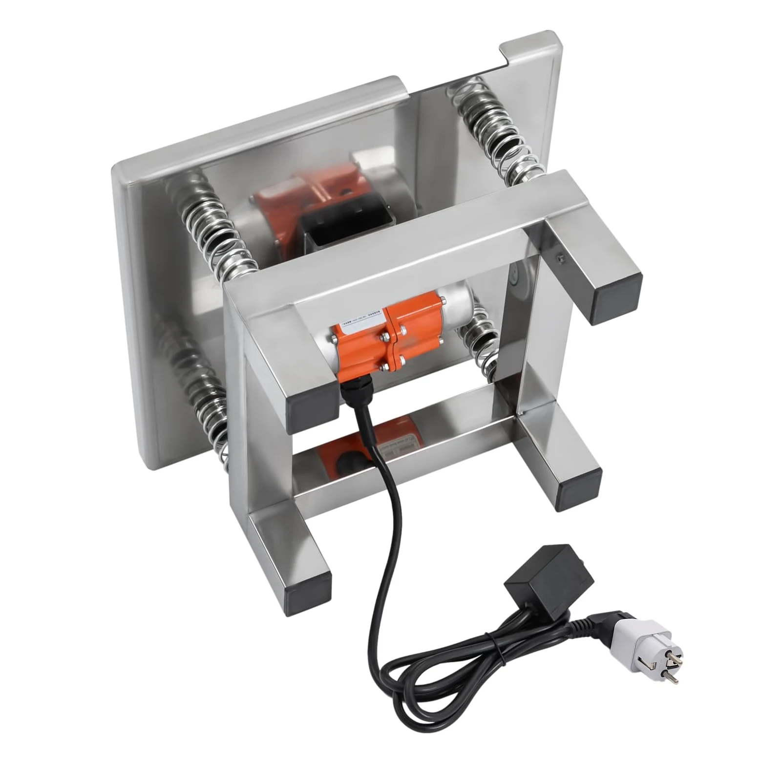 Beton Rütteltisch Vibrationsplattform Rütteltisch Kompakte Vibrationsplatte für Betonprüfungen 50W Motor 3000-3600 U/min ideal für Baustellen und Laboranwendungen