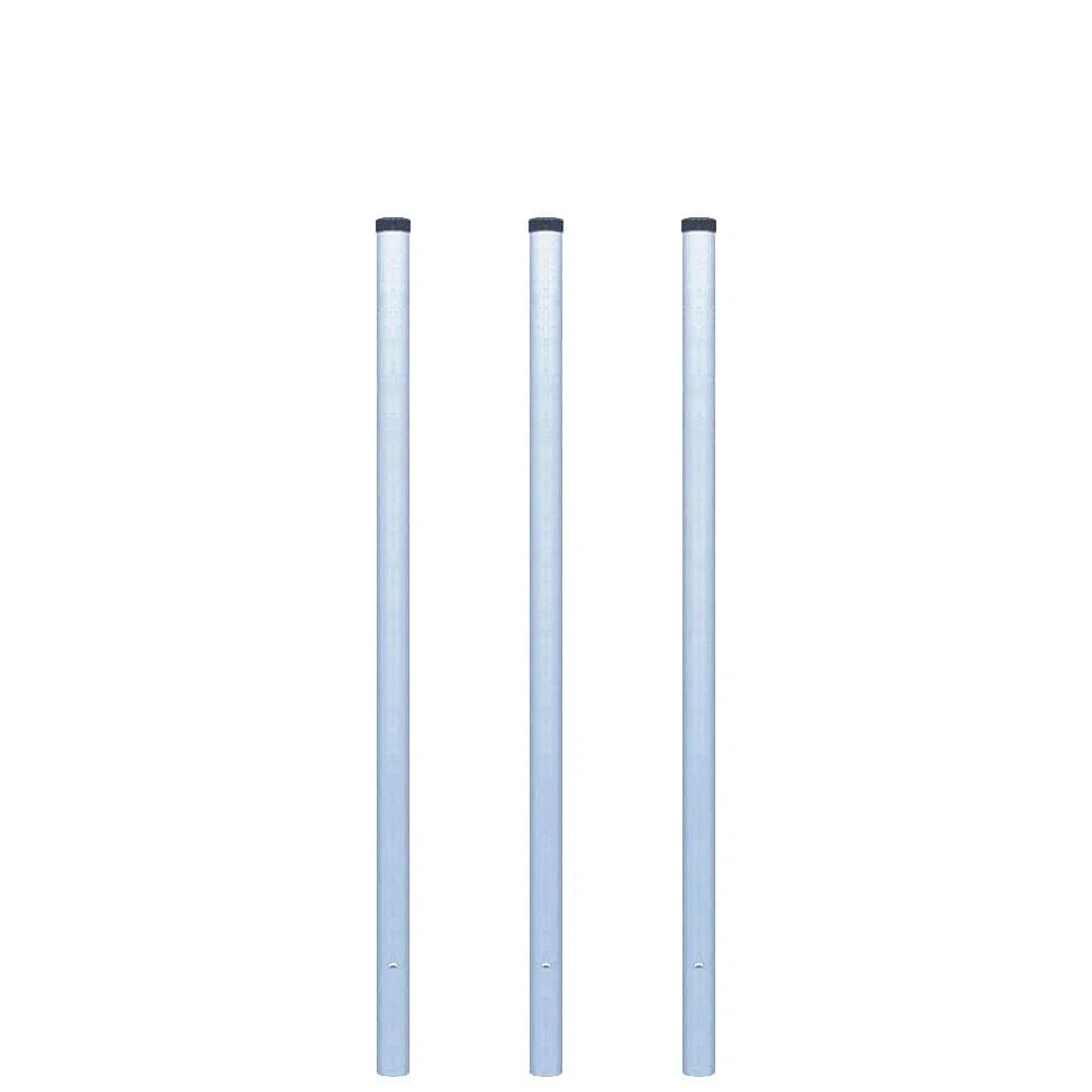 BIGPACK 3 x Rohrpfosten zum Einbetonieren, Ø 6 cm, Länge 3 m, aus Stahl, Art.-Nr. 610391 | Schilder Pfosten | Stahlrohrpfosten